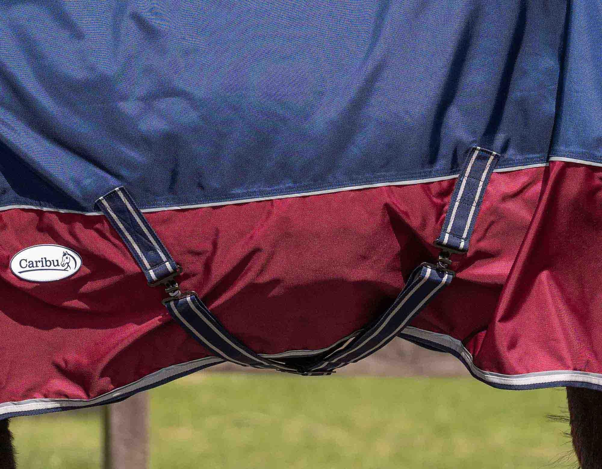 Caribu Colorado Detach-a-Neck Horse Rug 250g Midnight Wine - Image 36