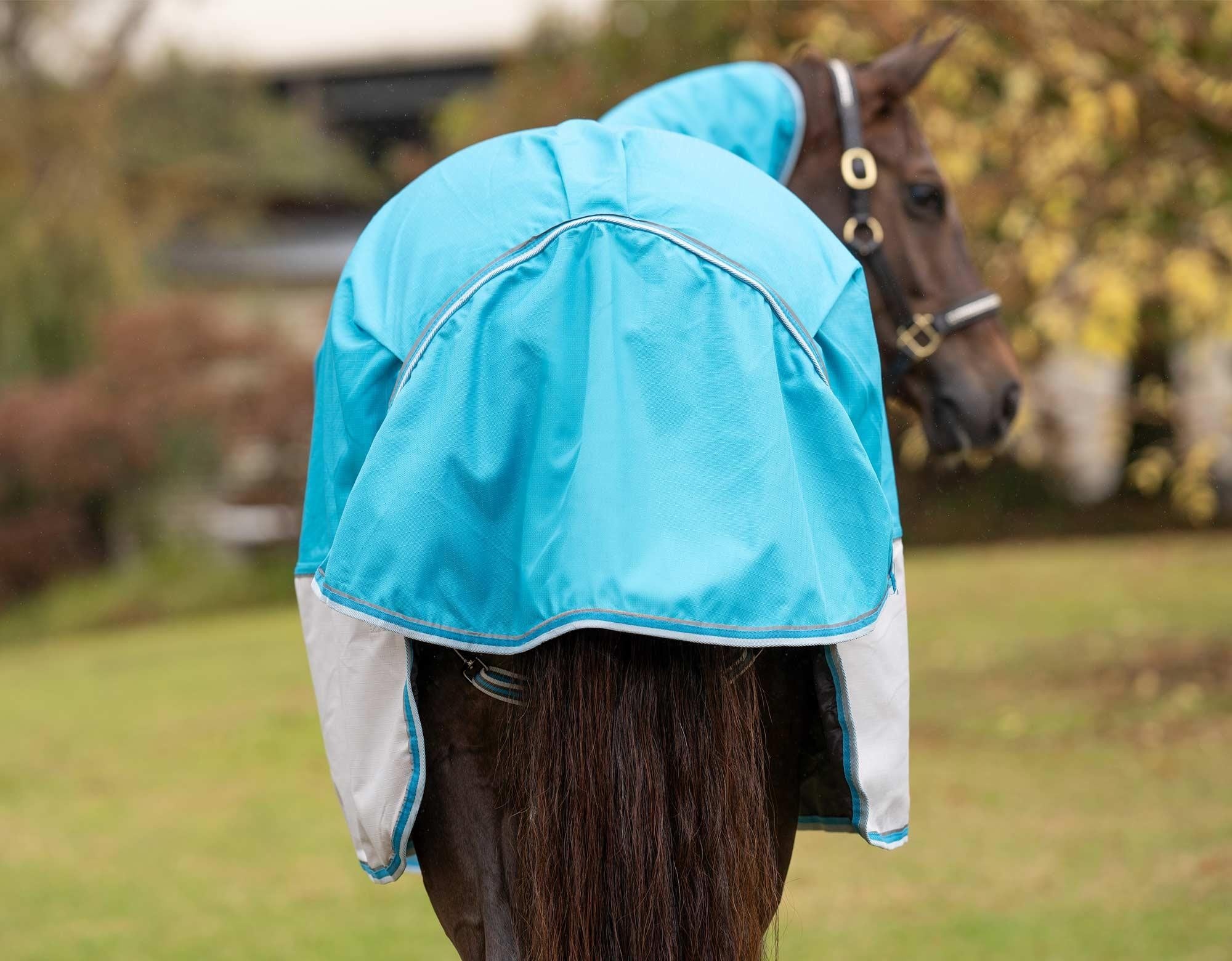 Caribu Flinders Rainsheet Detach-a-Neck Horse Rug 1200D - Image 25