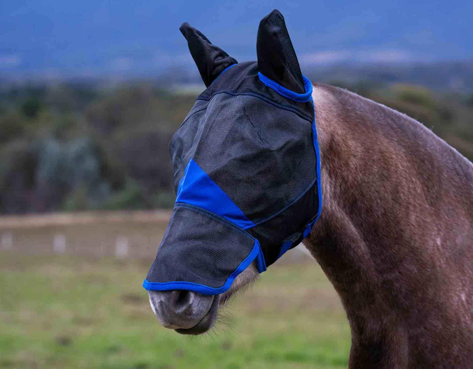 Caribu Heavy Duty Fly Mask with Ears & Nose - Image 6