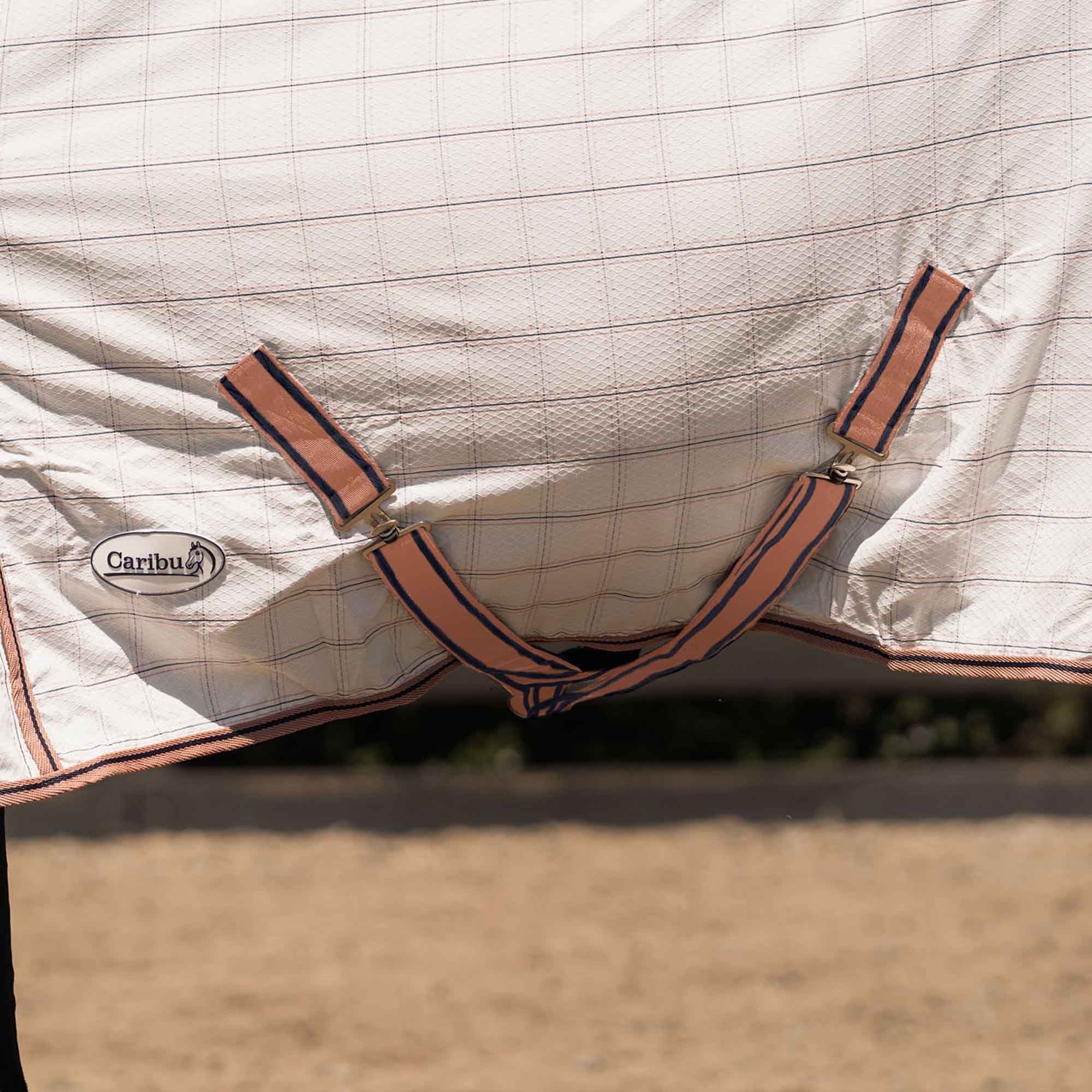 Caribu Ripstop Combo Horse Rug Blushed Ink - Image 18