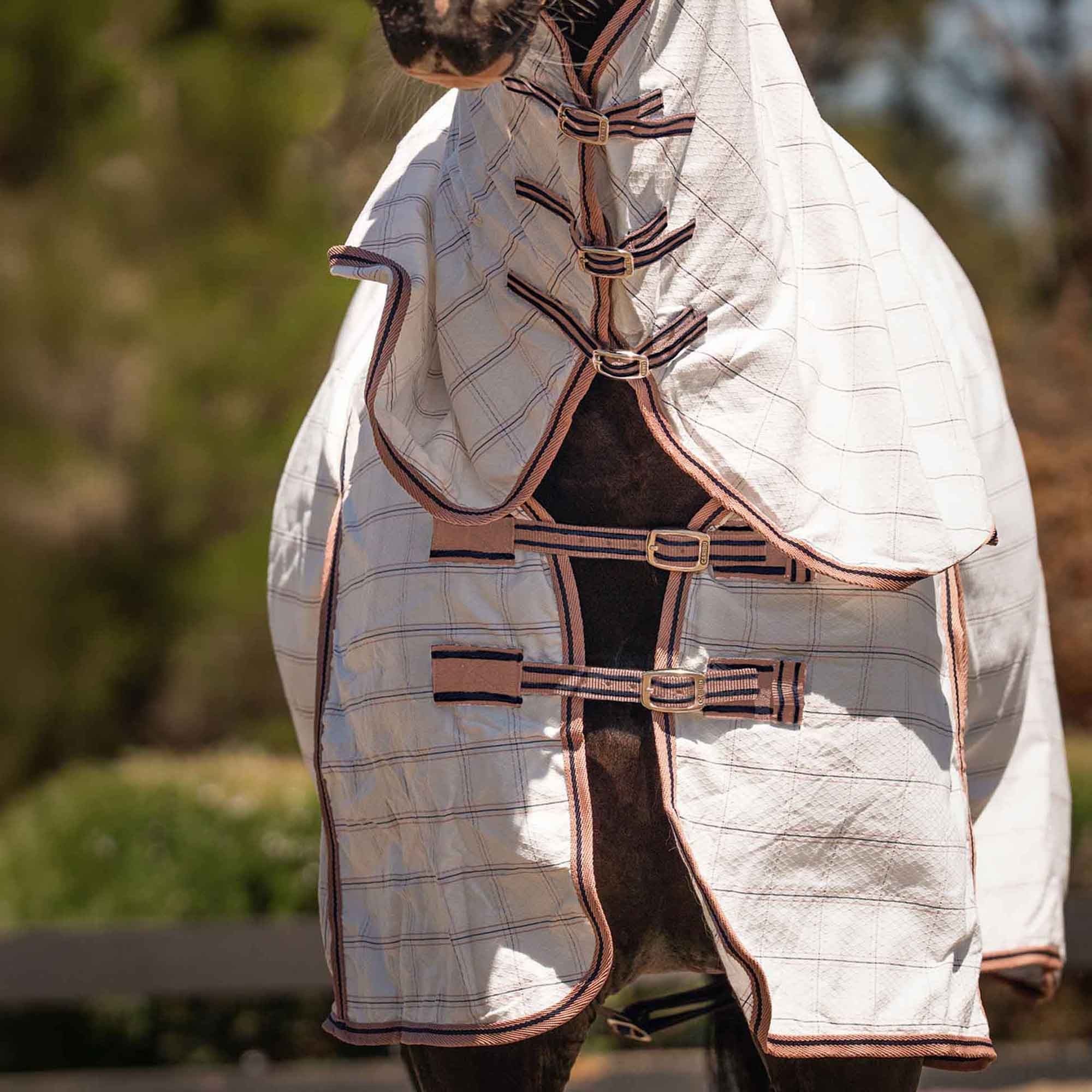 Caribu Ripstop Combo Horse Rug Blushed Ink - Image 36