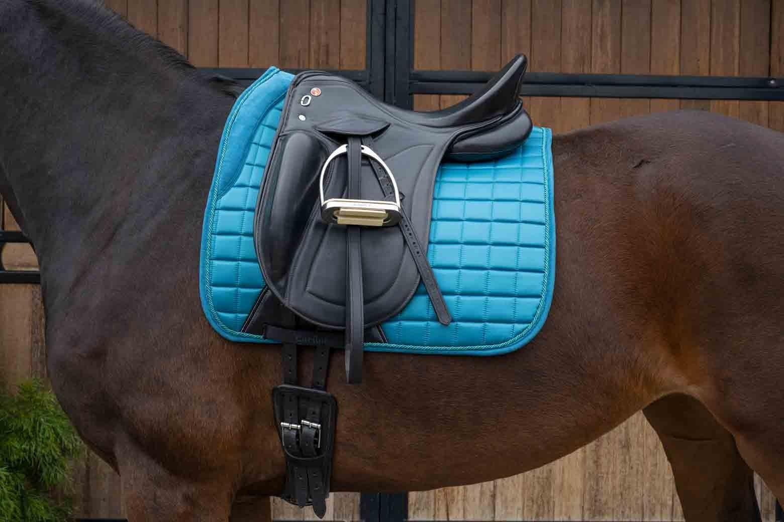 Caribu Satin Dressage Horse Saddle Pad - Image 2