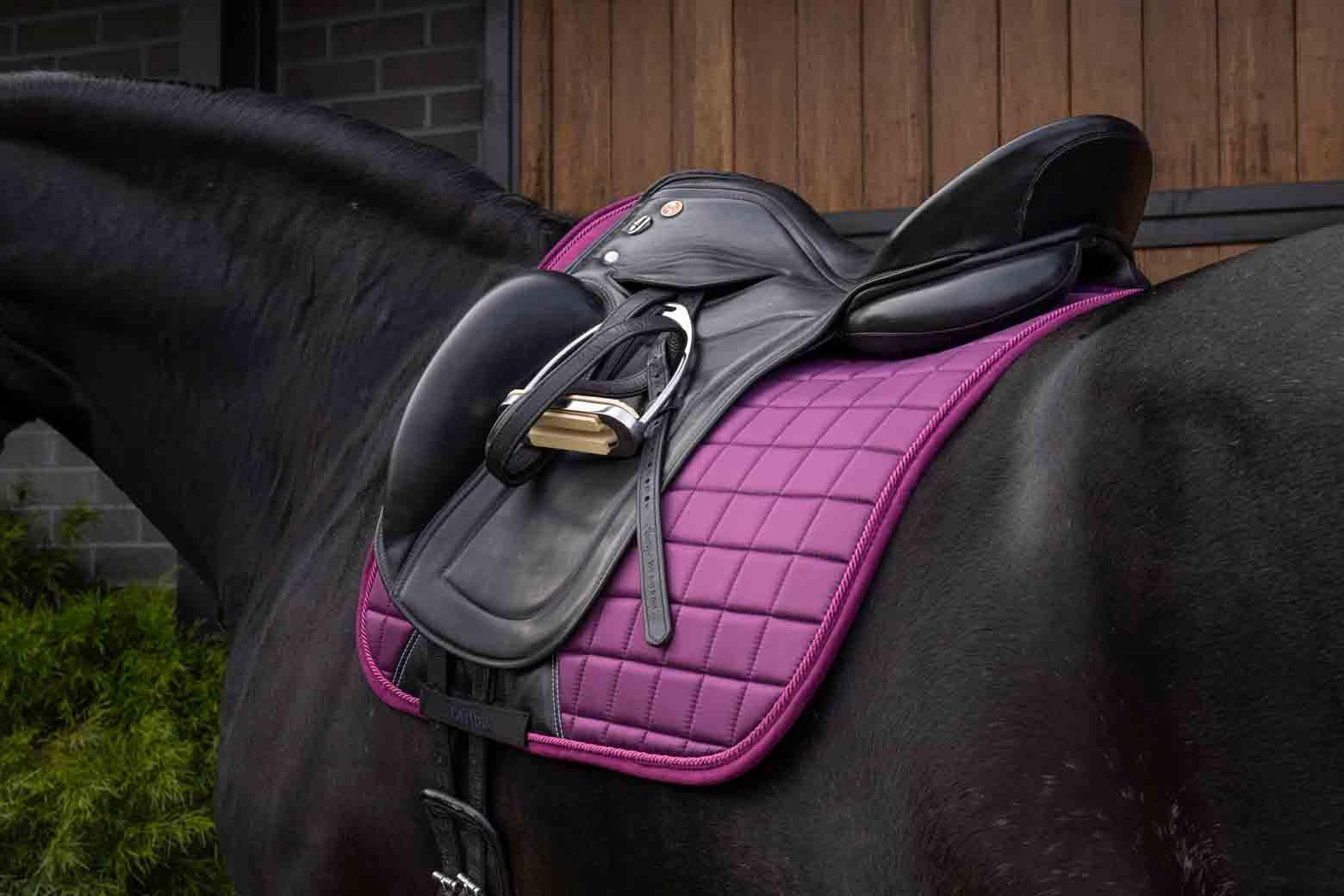 Caribu Satin Dressage Horse Saddle Pad - Image 3