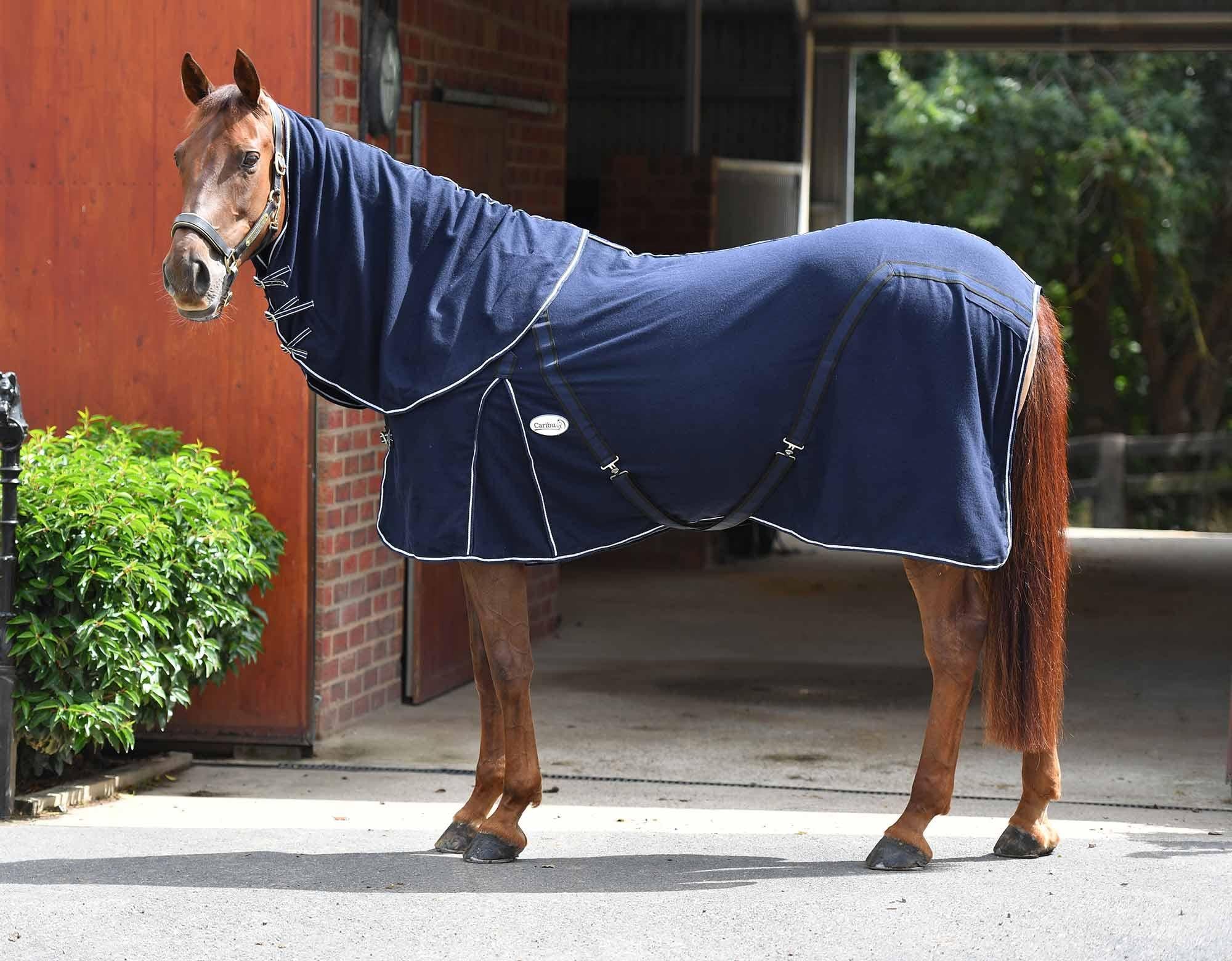 Caribu Detach-a-Neck Wool Horse Rug - Image 59