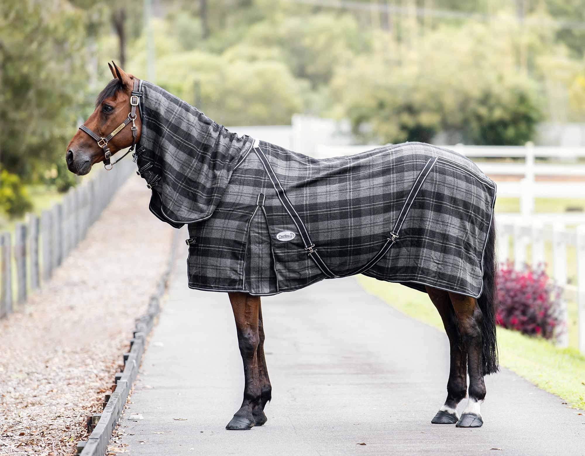 Caribu Combo Wool Horse Rug - Image 9