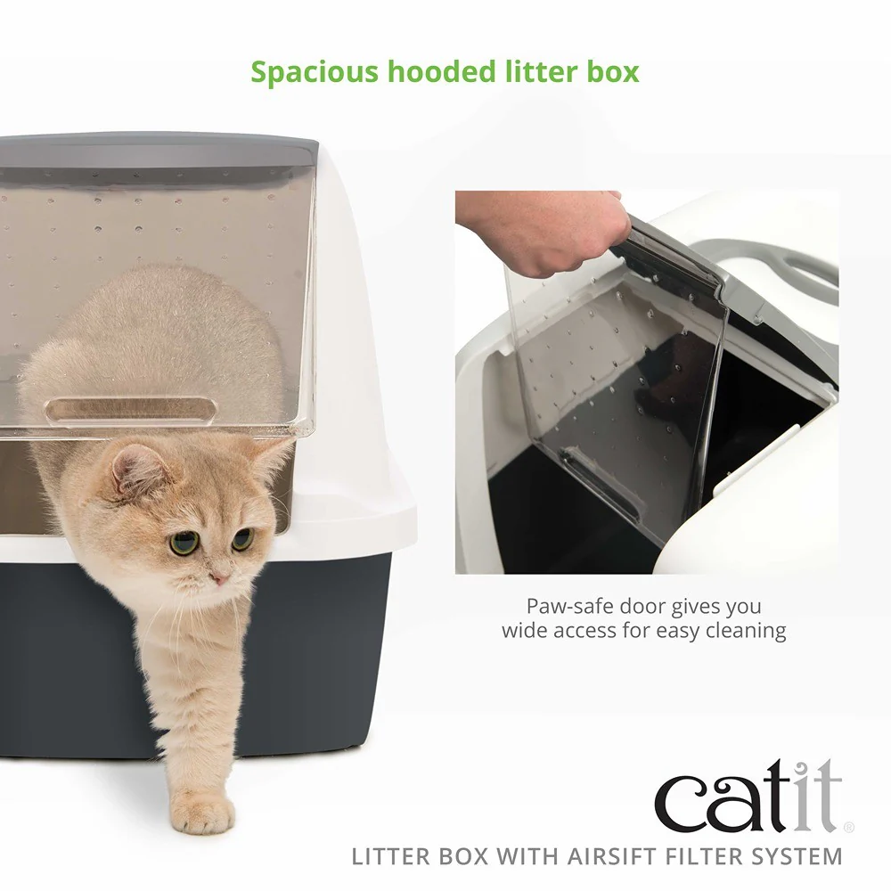 Catit Airsift Jumbo Hooded Cat Litter Tray - Image 2