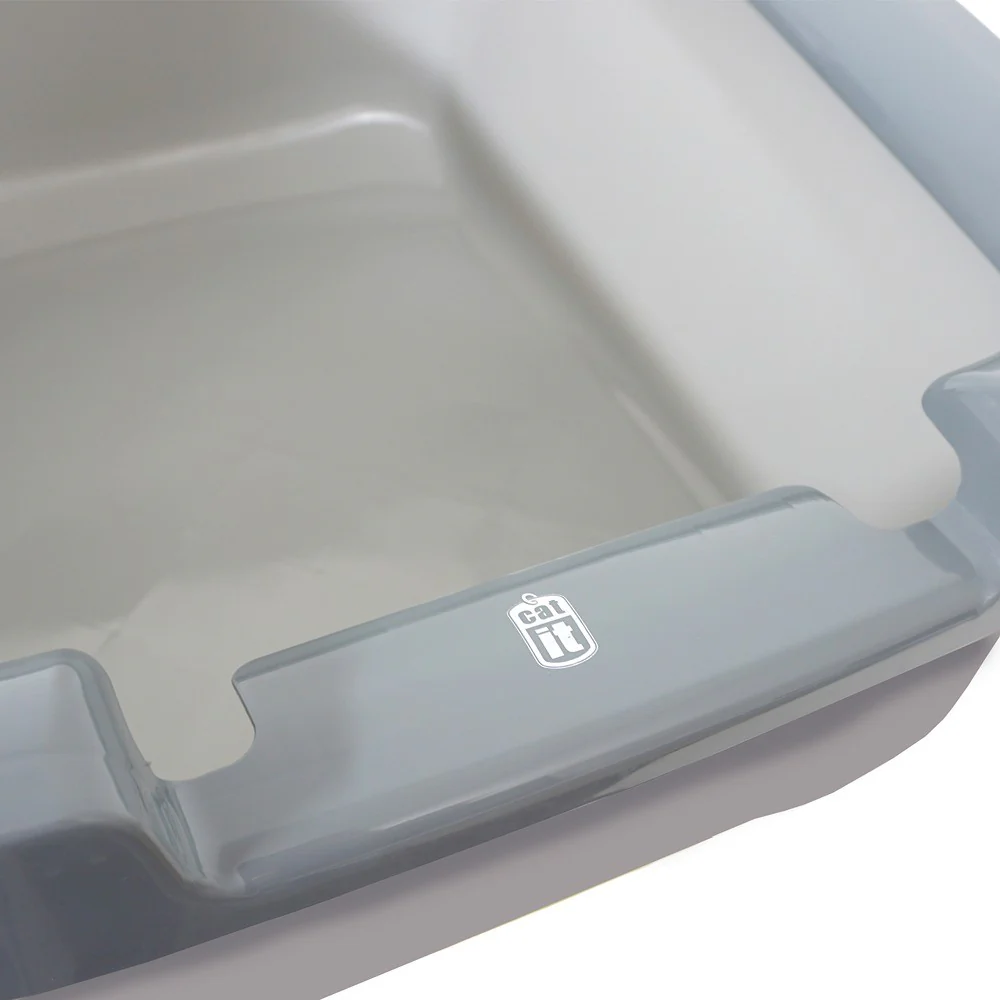 Catit Catsift Deep Base Cat Litter Tray with Rim - Image 5