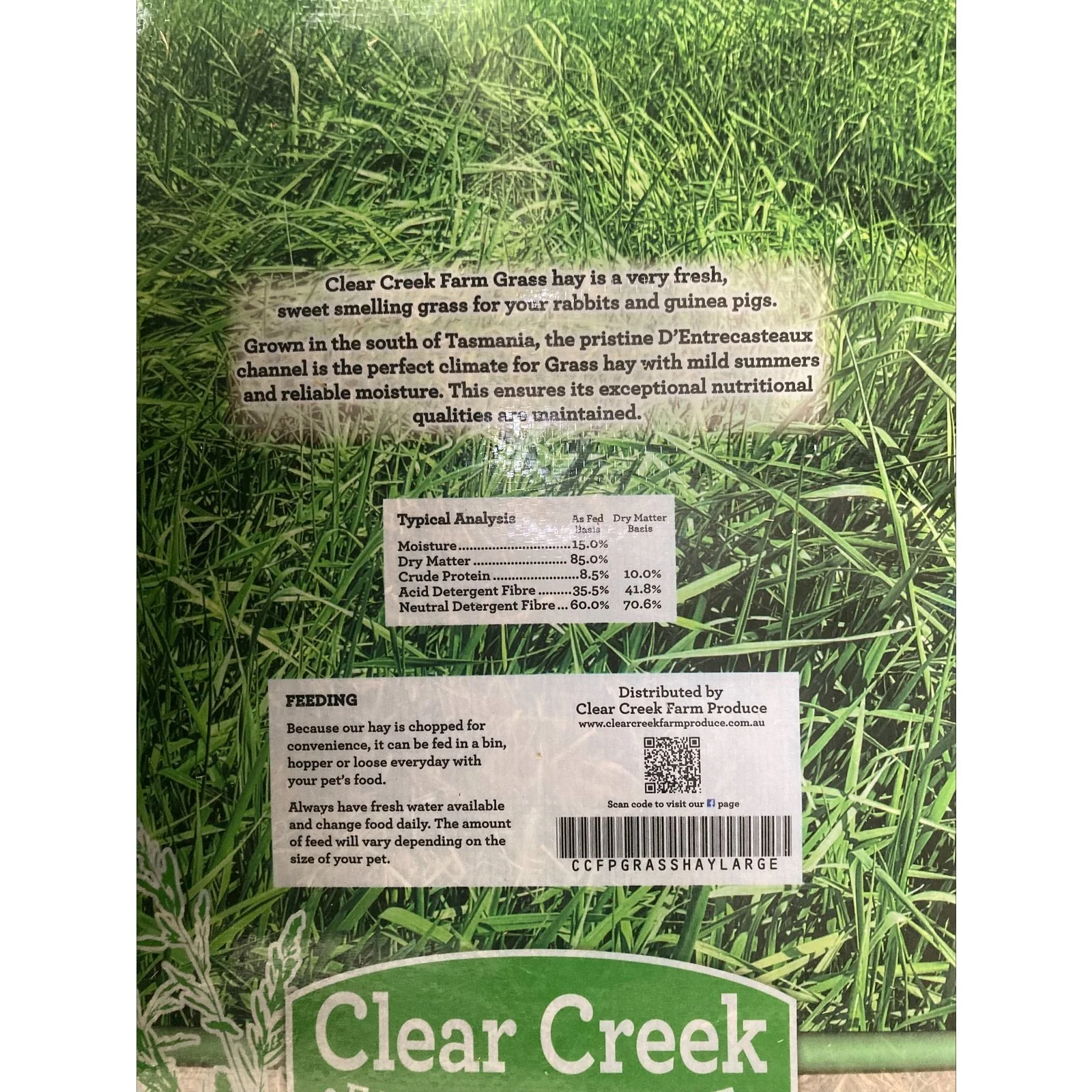 Clear Creek All Natural Grass Hay Bag - Image 4