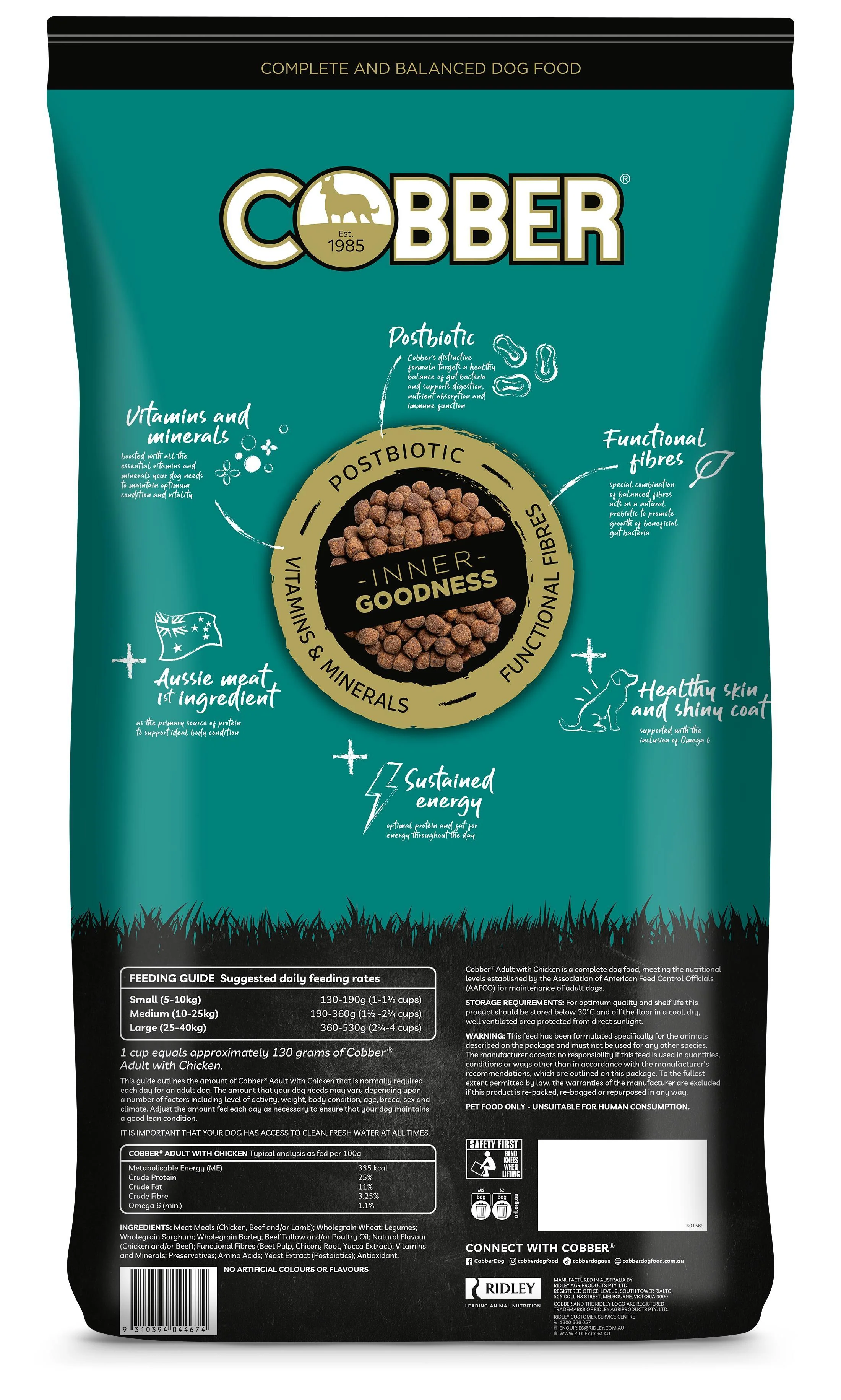 Cobber Dry Dog Food With Chicken - Image 2