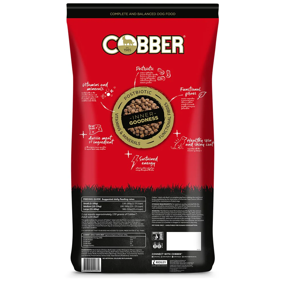 Cobber Dry Dog Food With Beef - Image 3