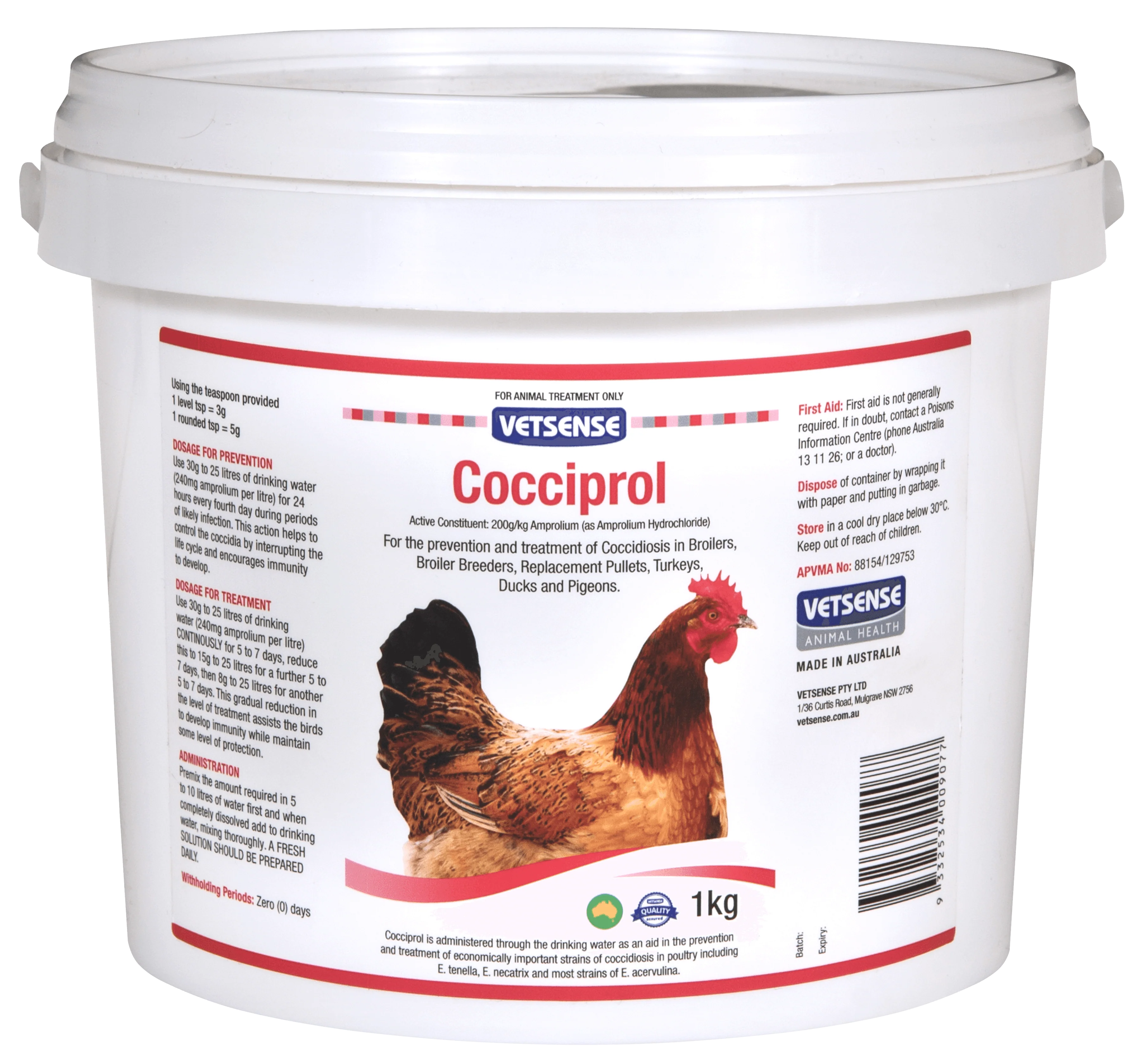 Vetsense Cocciprol Poultry Treatment - Image 2