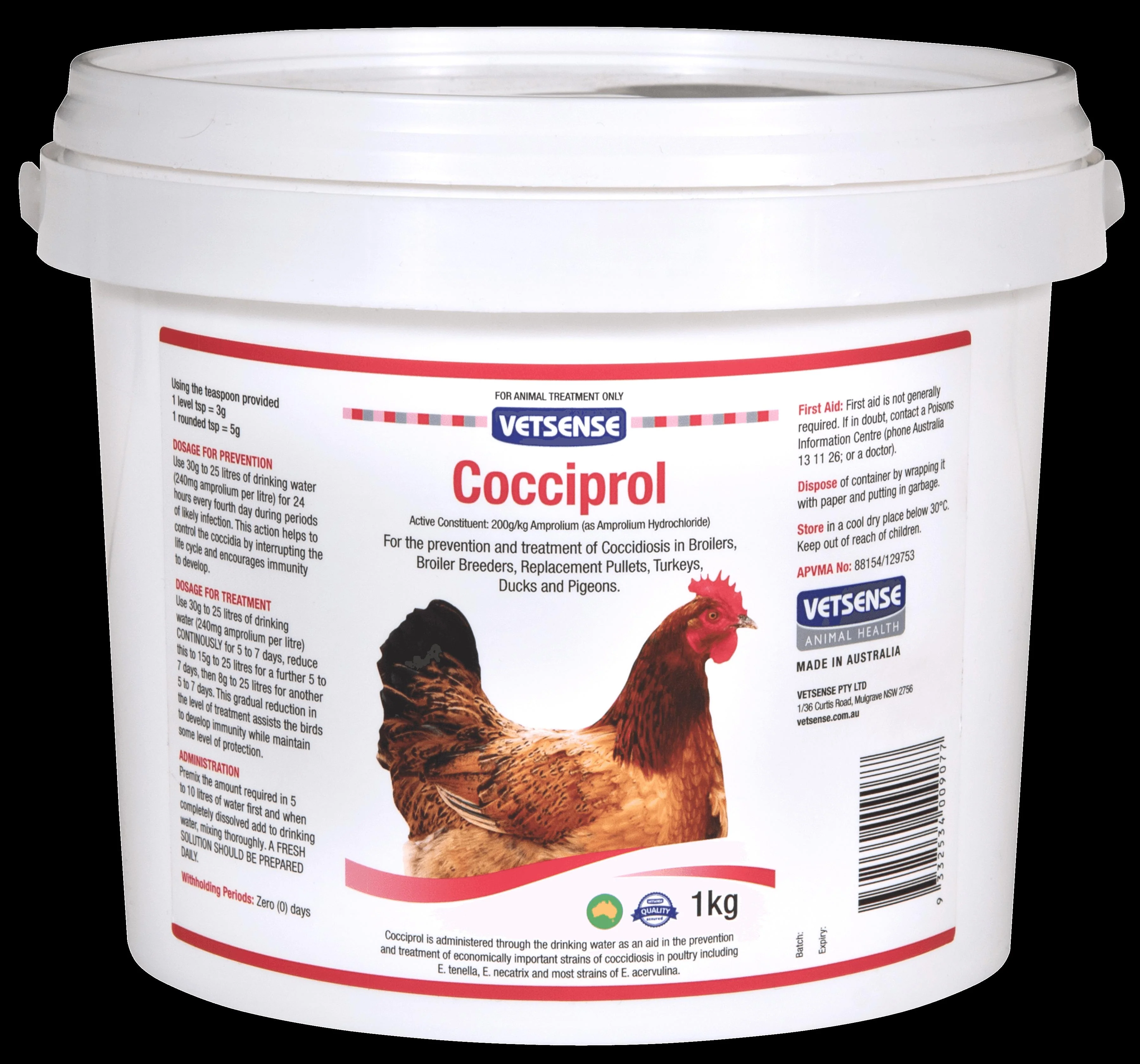 Vetsense Cocciprol Poultry Treatment - Image 5