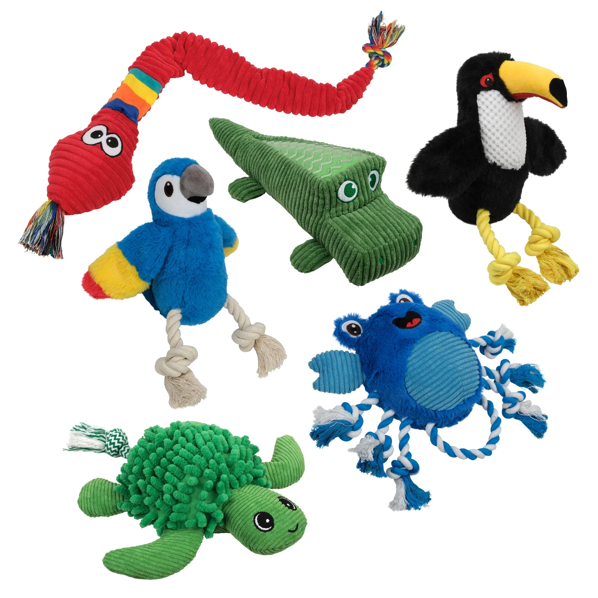 Creatures Alligator Plush Dog Toy - Image 4