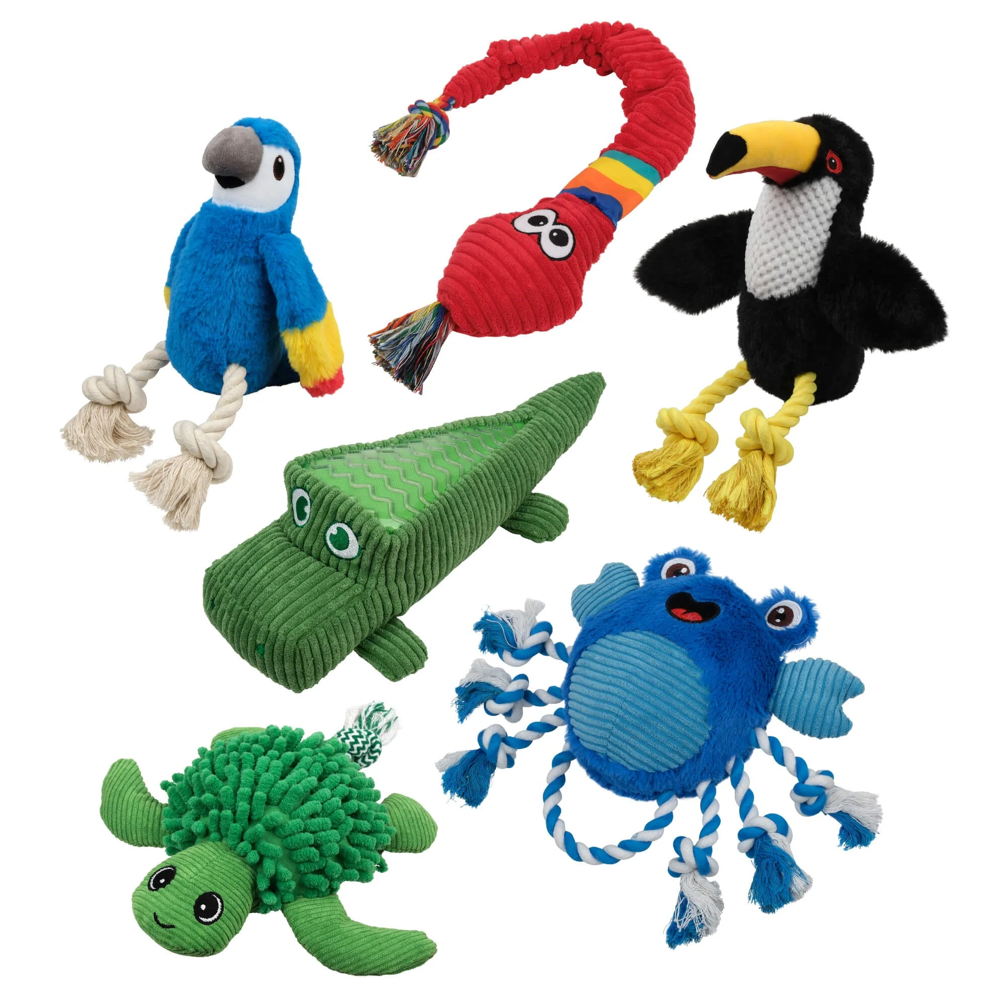 Creatures Parrot Plush Dog Toy - Image 5