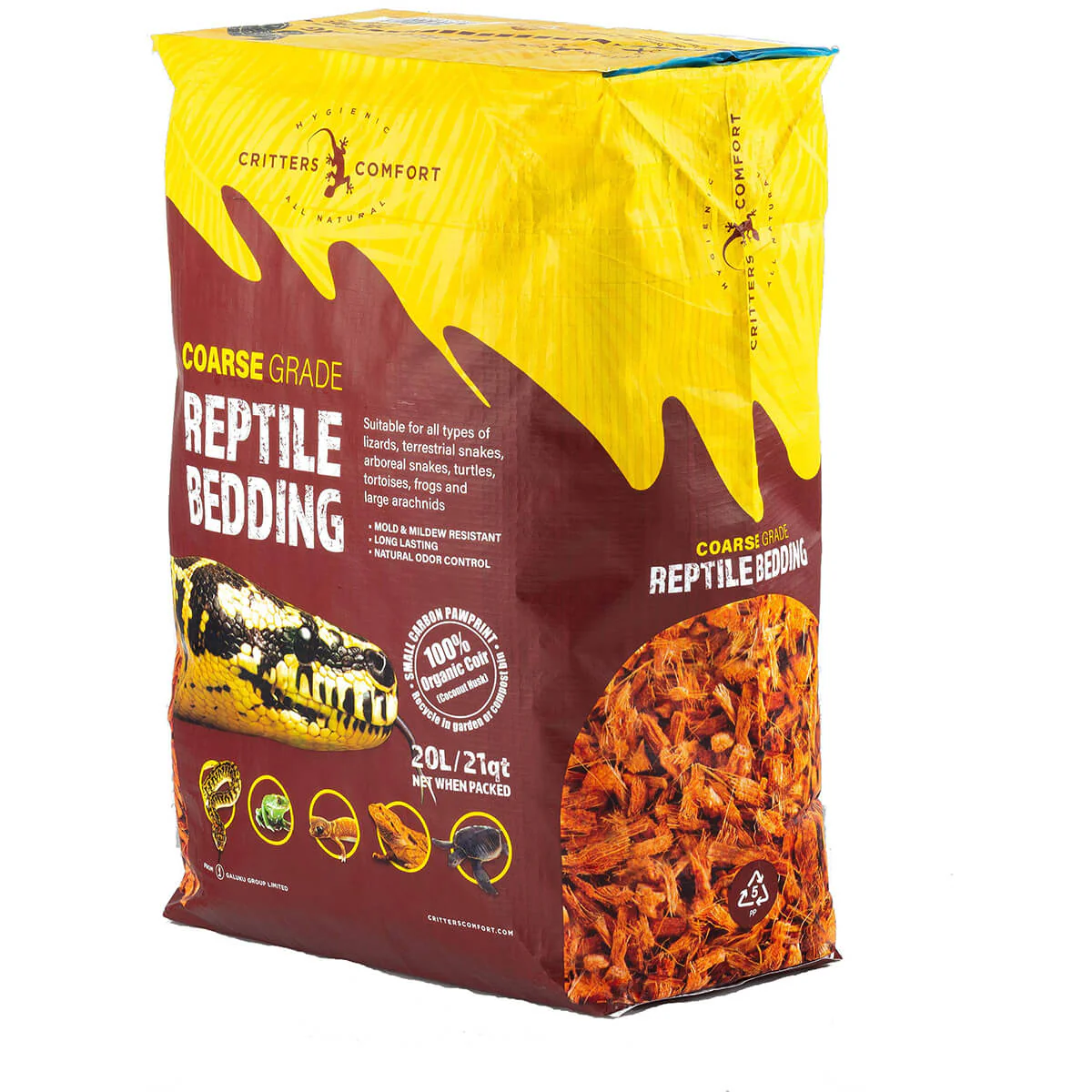 Critters Comfort Reptile Bedding Coarse 20L - Image 4