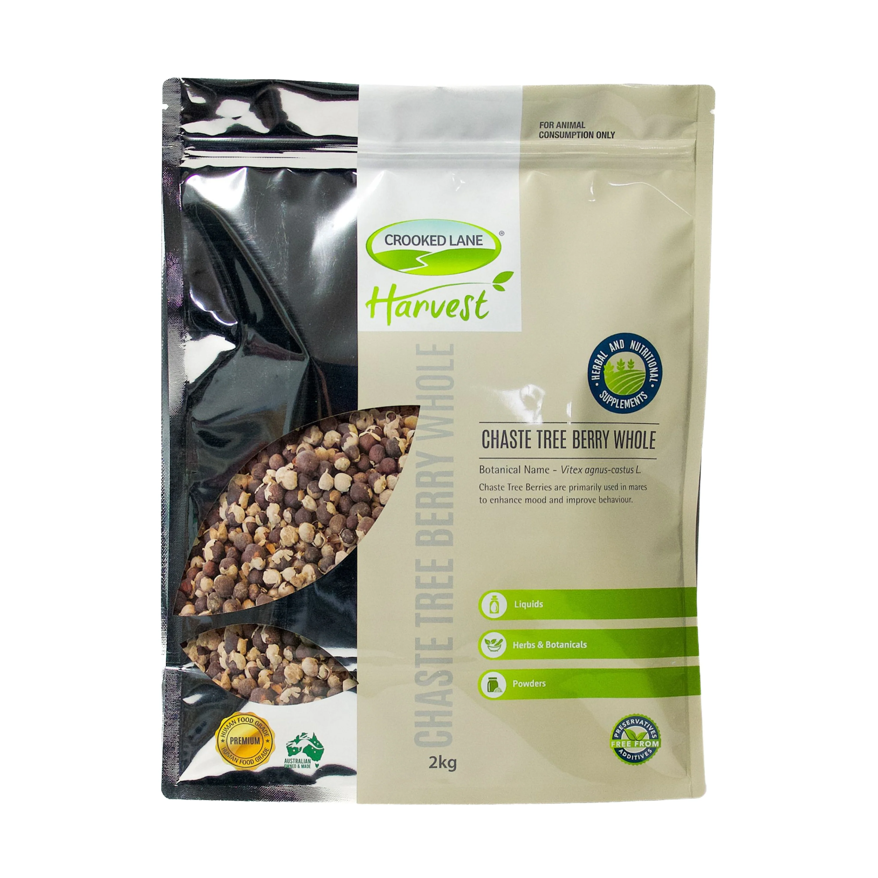 Crooked Lane Chaste Tree Berry Horse & Dog Supplement - Image 3