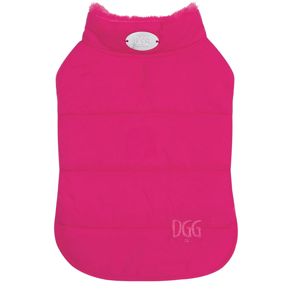 DGG Puffer Dog Jumper Stand Out Pink - Image 3
