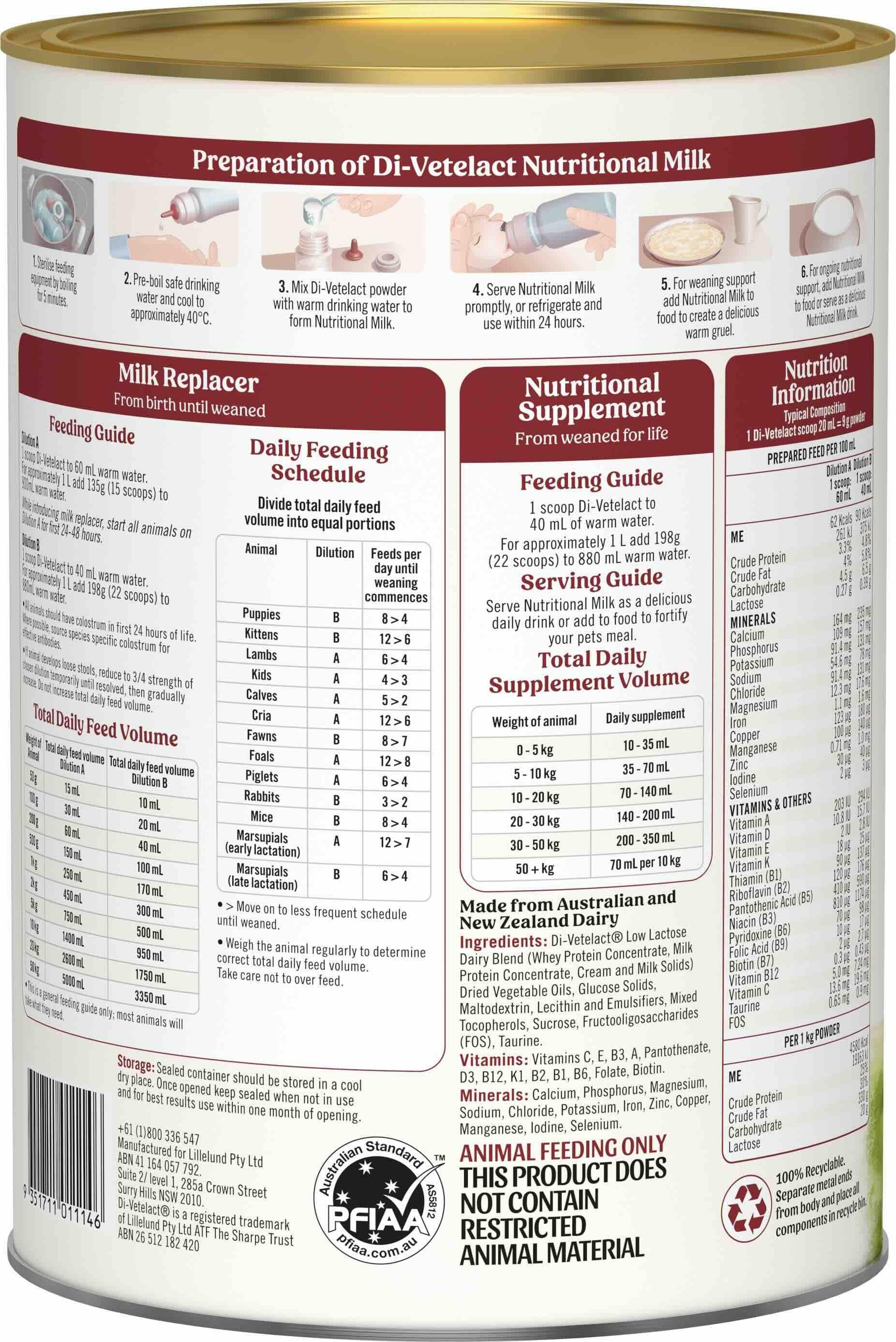 Di-Vetelact Milk Supplement - Image 13