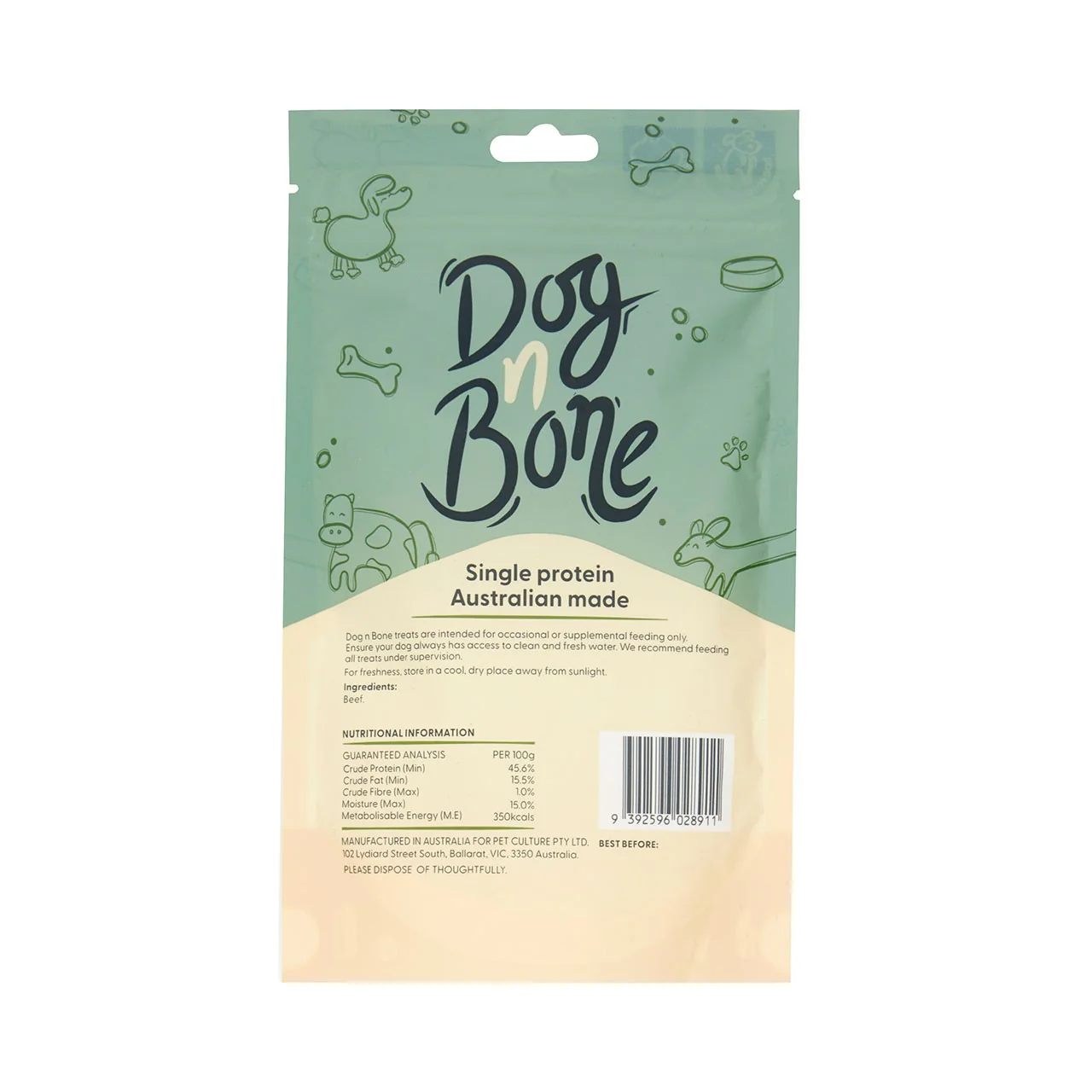Dog n Bone Beef Ear Strips Dog Treats - Image 2