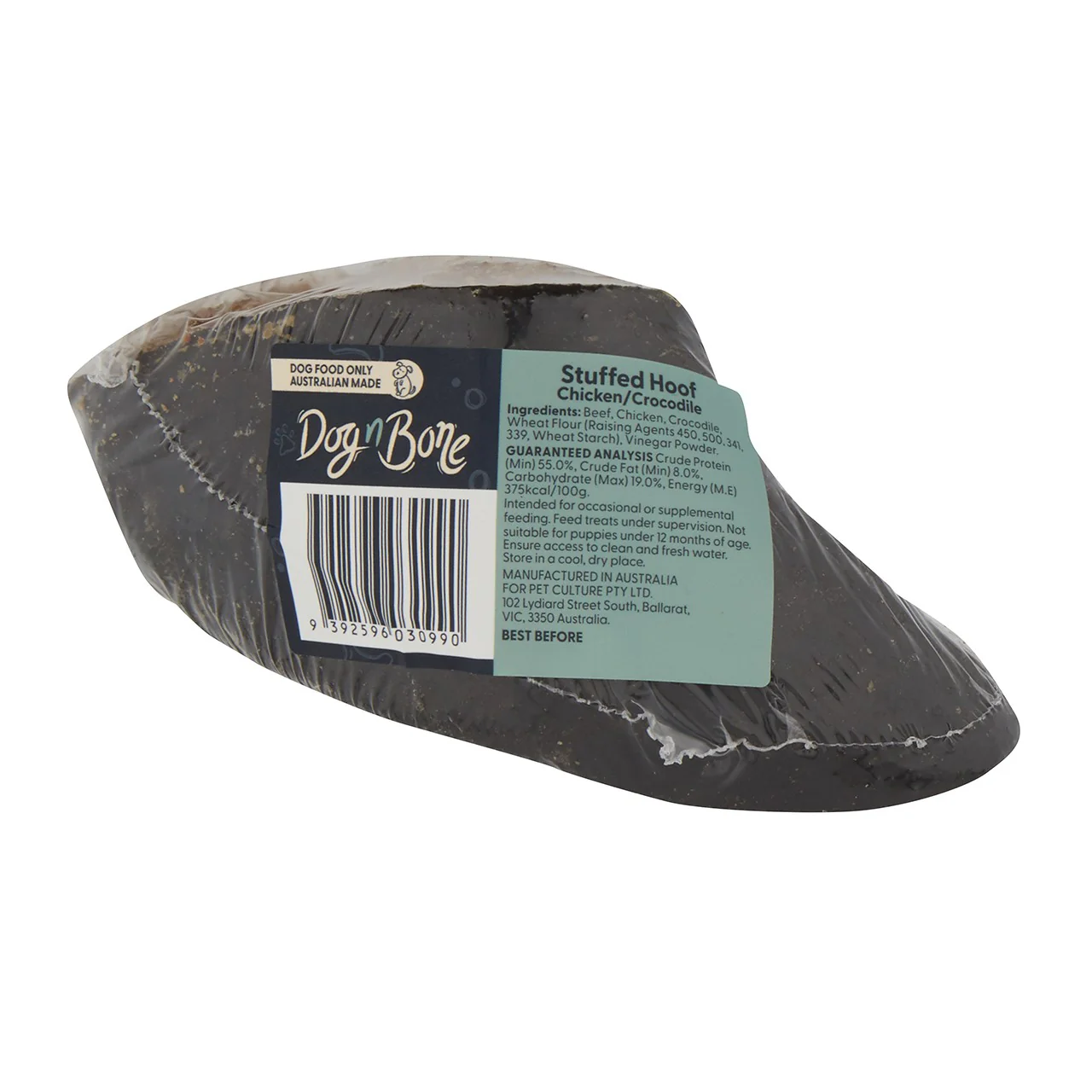 Dog n Bone Stuffed Hoof Chicken/Crocodile Dog Treat