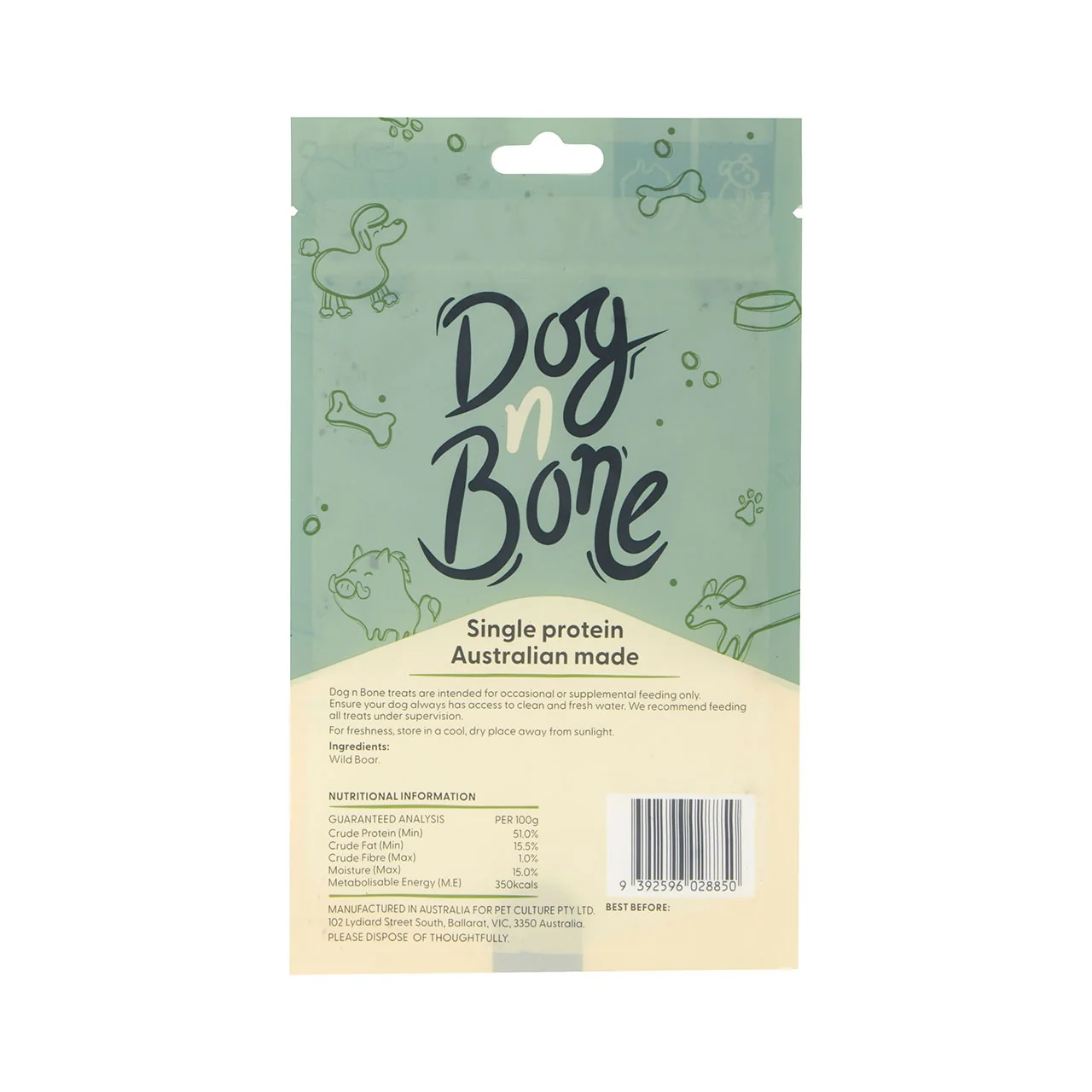 Dog n Bone Wild Boar Crackle Dog Treats - Image 2