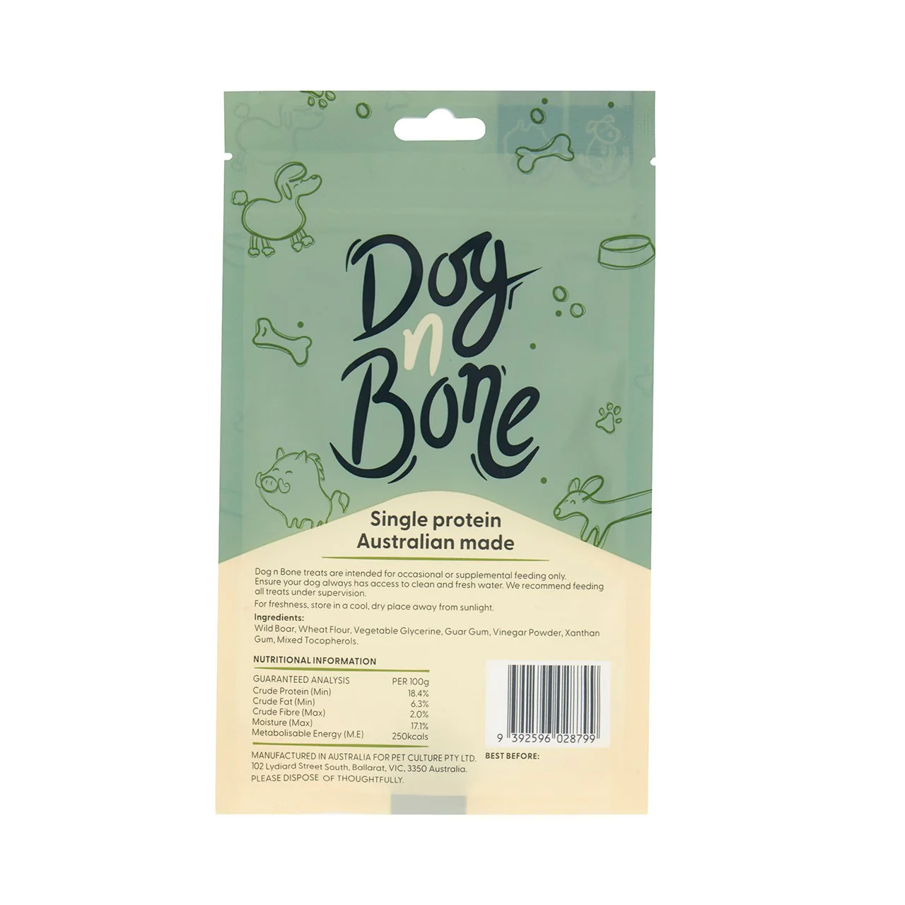 Dog n Bone Wild Boar Straps Dog Treats - Image 2
