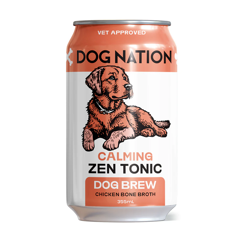 Dog Nation Dog Beer Calming Chicken Bone Broth Dog Treats