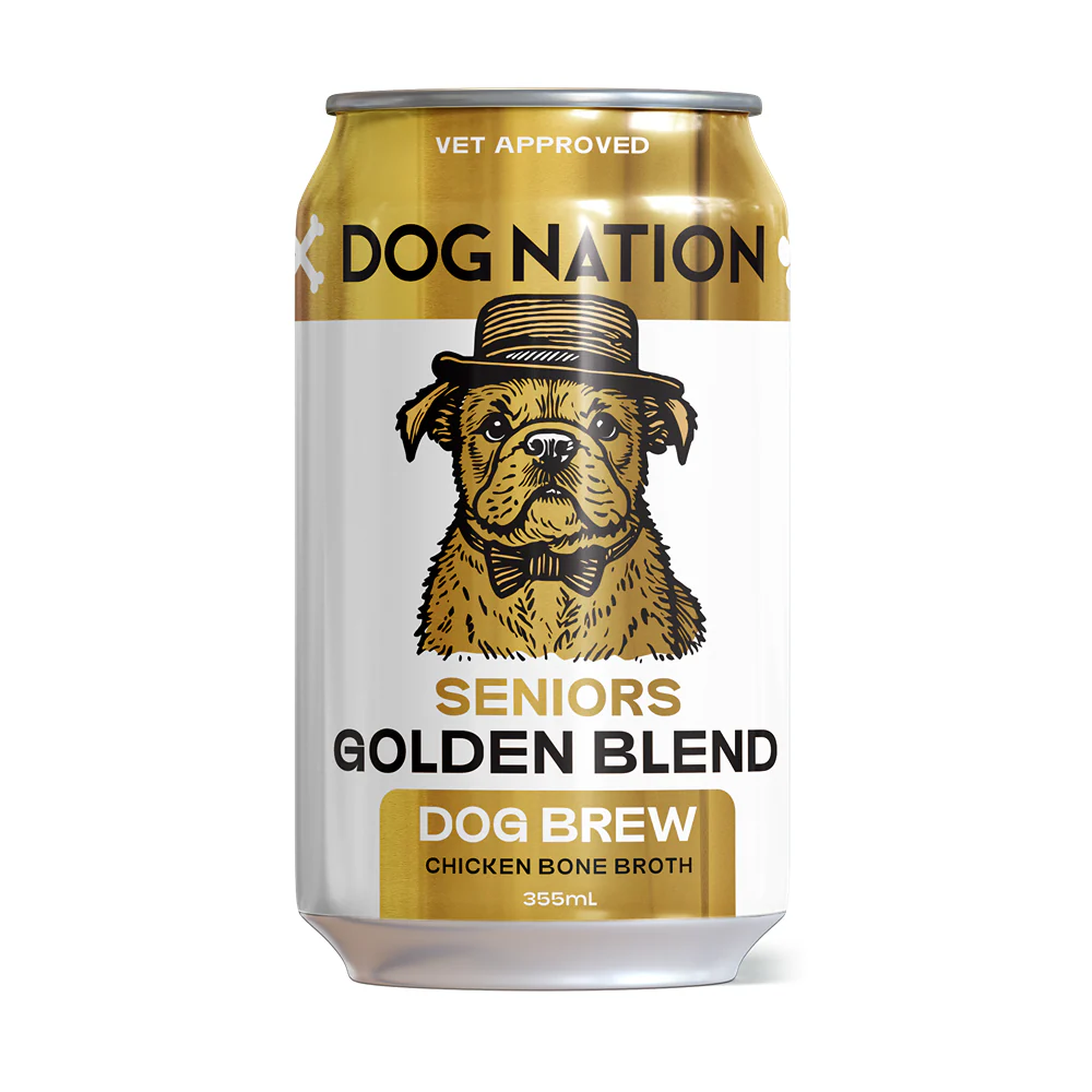 Dog Nation Dog Beer Chicken Bone Broth Senior Dog Treats