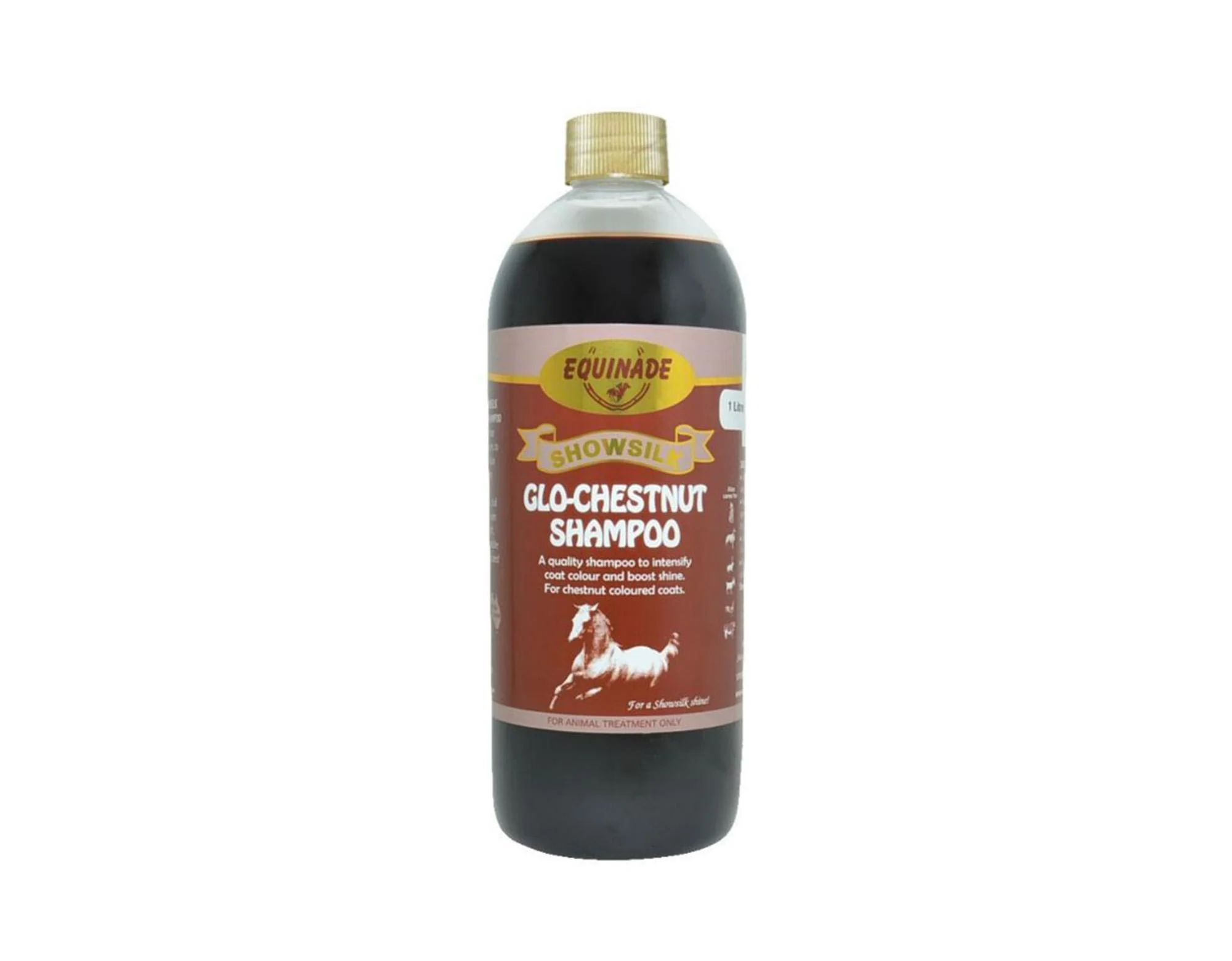 Equinade Showsilk Glo-Chestnut Horse Shampoo - Image 2