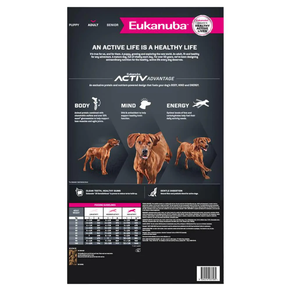 Eukanuba Large Breed Adult Dry Dog Food 15kg - Image 8