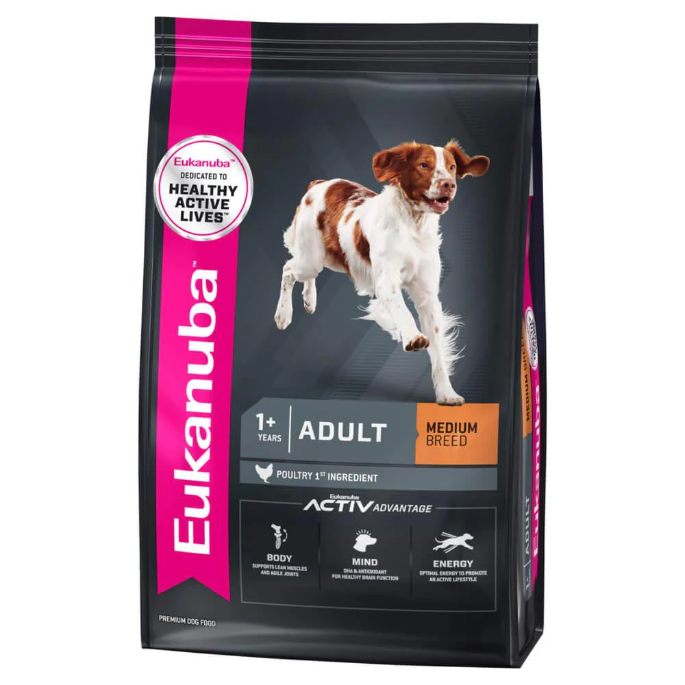 Eukanuba Maintenance Medium Breed Adult Chicken Dry Dog Food - Image 3