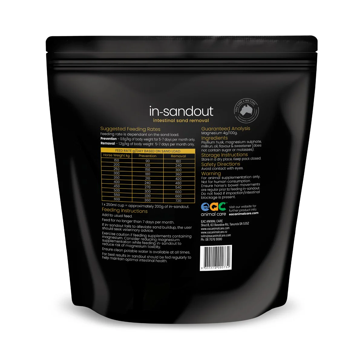 Evolution In Sandout Intestinal Sand Removal Horse Supplement - Image 2