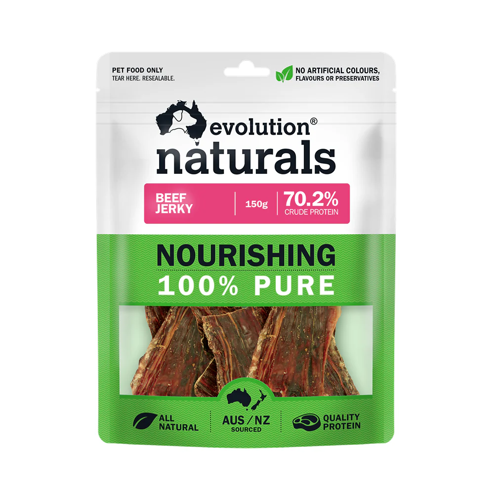 Evolution Naturals Beef Jerky Dog Treats - Image 2