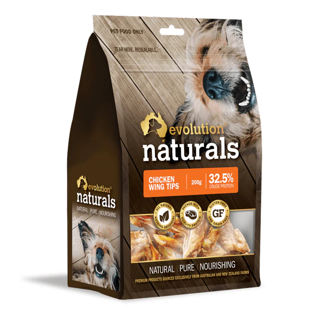Evolution Naturals Chicken Wing Tips Dog Treats 200G - Image 2