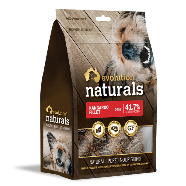 Evolution Naturals Kangaroo Fillet Dog Treats 200G - Image 2