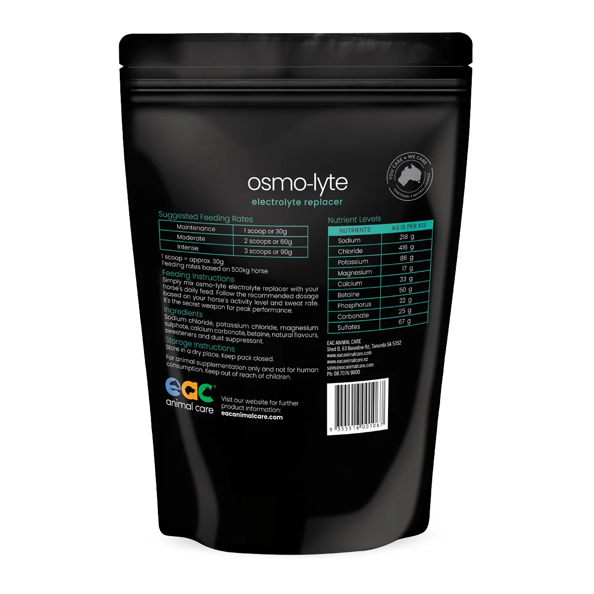 Evolution Osmo Lyte Electrolyte Replacer Horse Supplement - Image 2