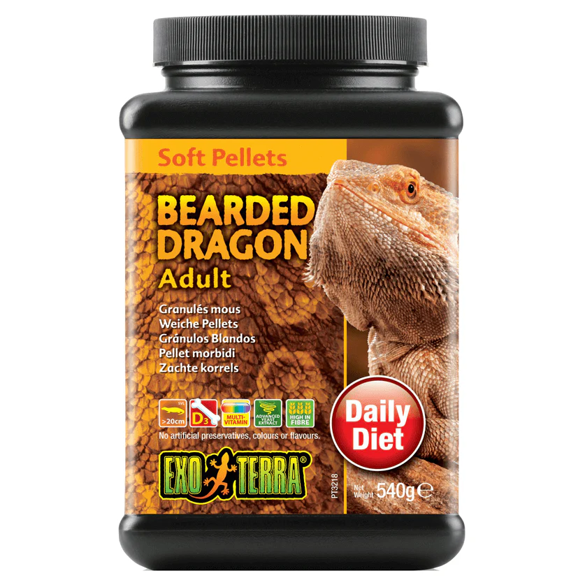 Exo Terra Adult Bearded Dragon Pelleted Food 250g - Image 2