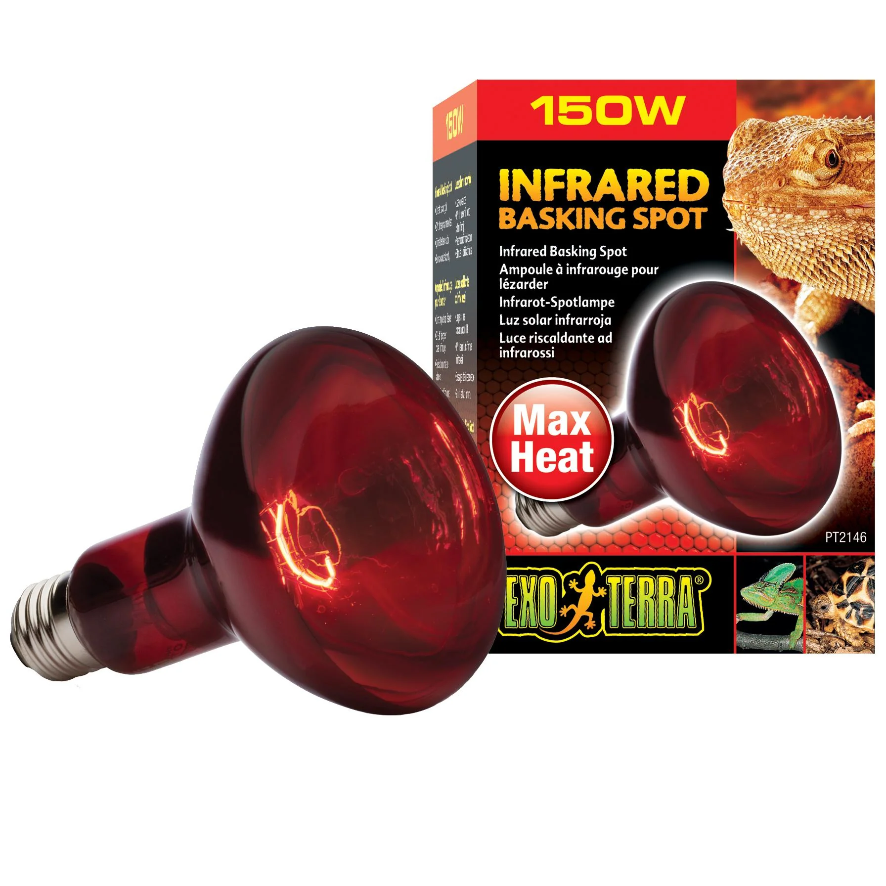 Exo Terra Heat Glo Infrared He at Lamp 150 Watt - Image 2