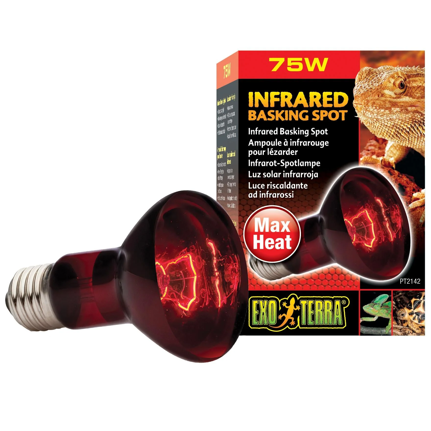 Exo Terra Heat Glo Infrared Heat Lamp 75 Watt - Image 4