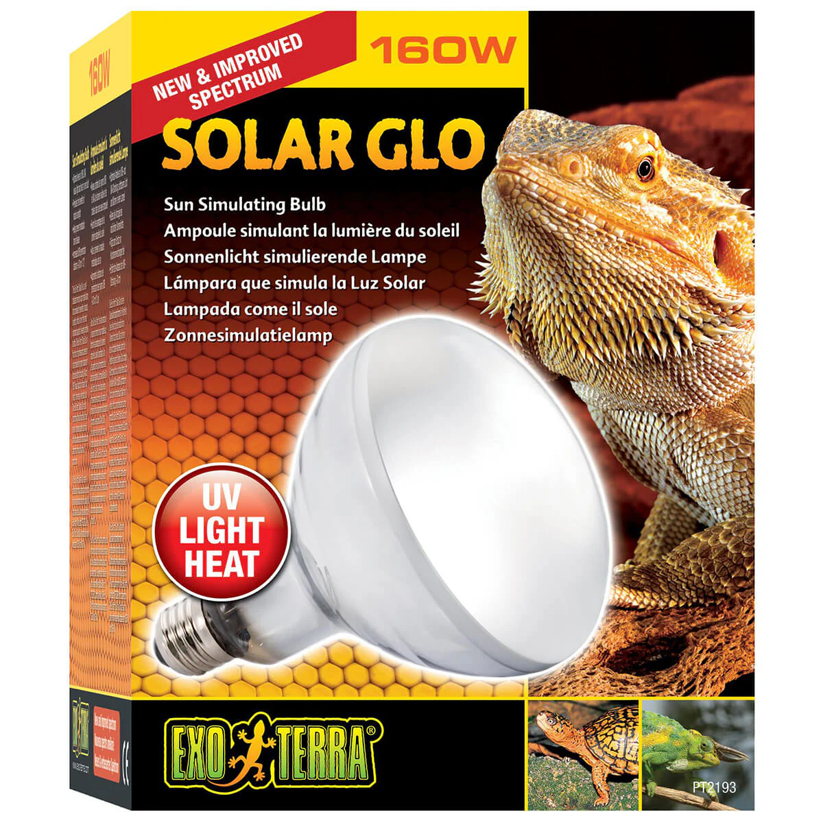 Exo Terra Solar Glo Self Ballasted UV Heat Lamp 160W - Image 2