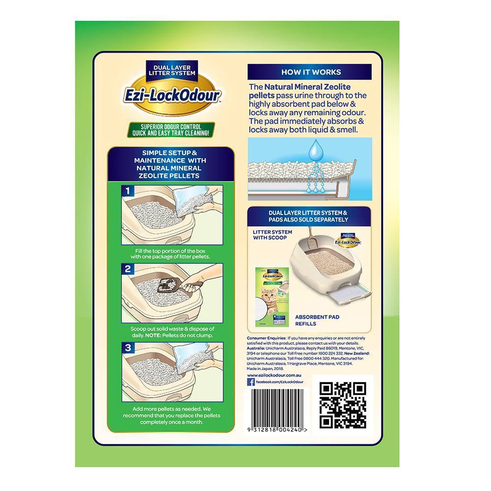 Ezi-LockOdour Natural Mineral Zeolite Pellet Cat Litter - Image 18