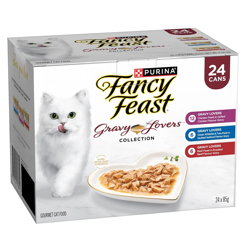 Fancy Feast Gravy Lovers Collection Wet Cat Food 24x85g - Image 2