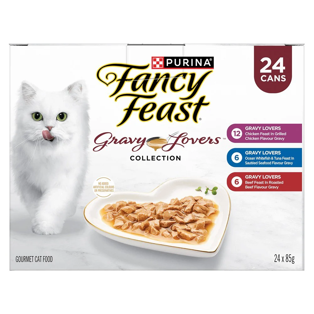 Fancy Feast Gravy Lovers Collection Wet Cat Food 24x85g - Image 3