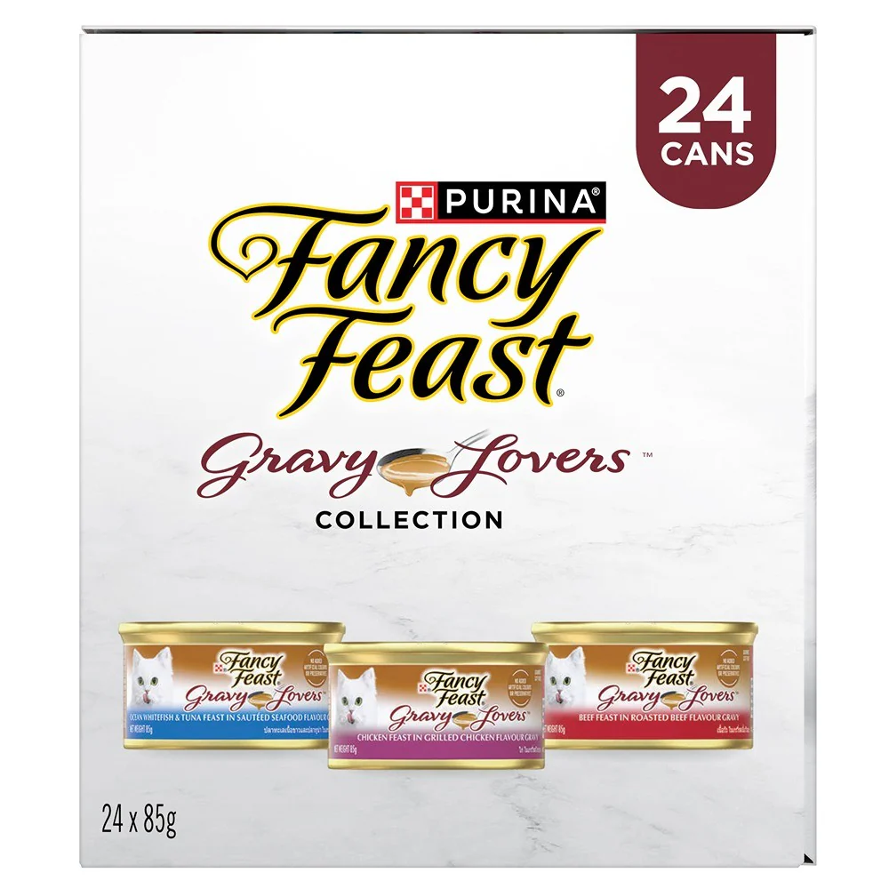 Fancy Feast Gravy Lovers Collection Wet Cat Food 24x85g - Image 4