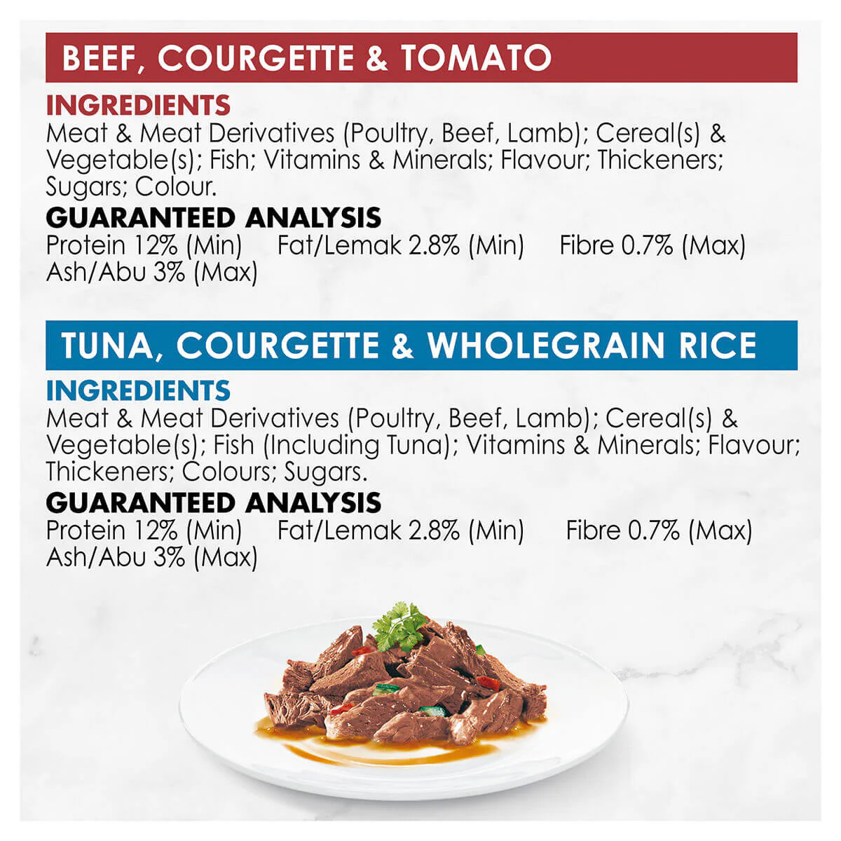 Fancy Feast Inspirations Beef and Tuna Wet Cat Food 12x70g - Image 3