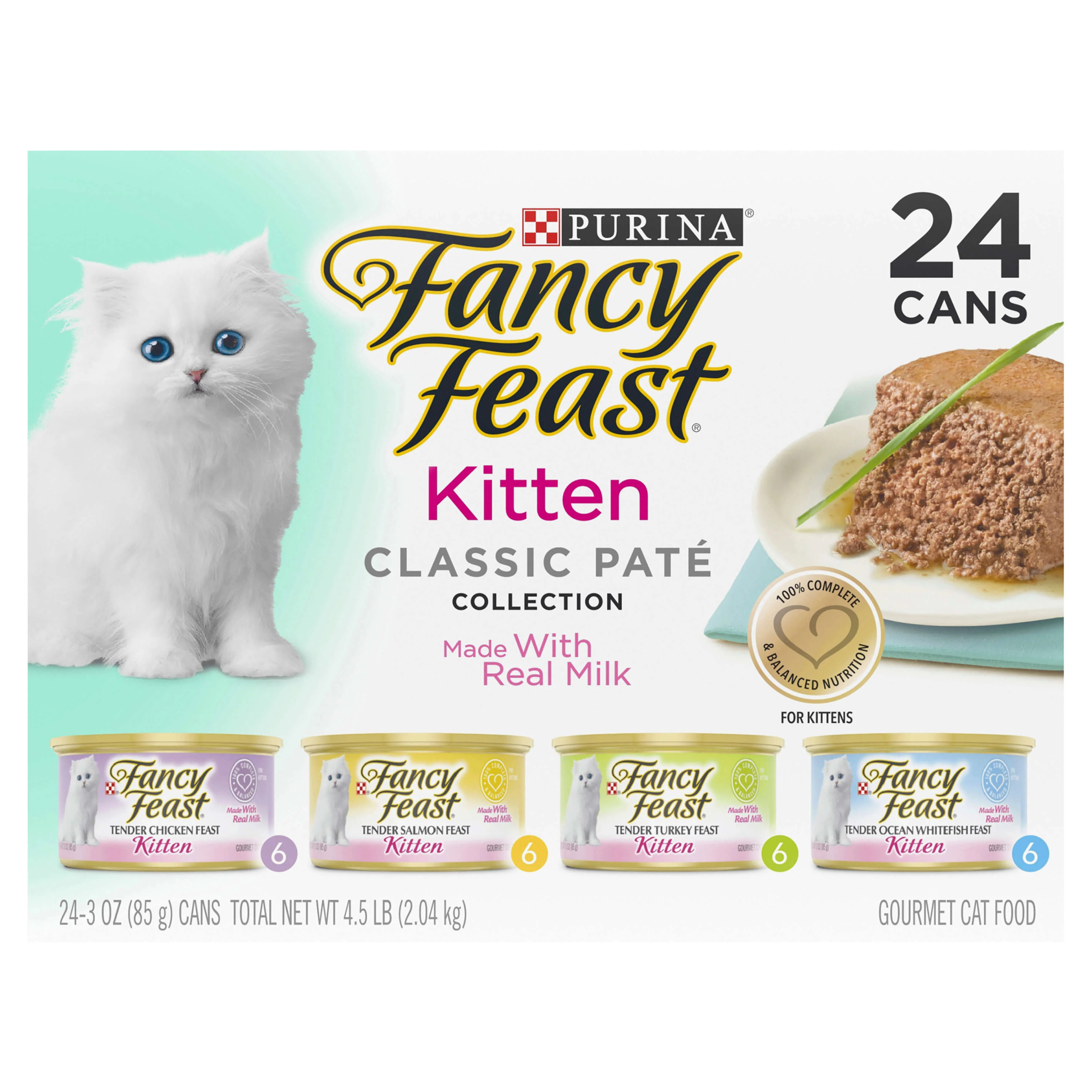 Fancy Feast Classic Paté Collection Kitten Wet Cat Food - Image 2