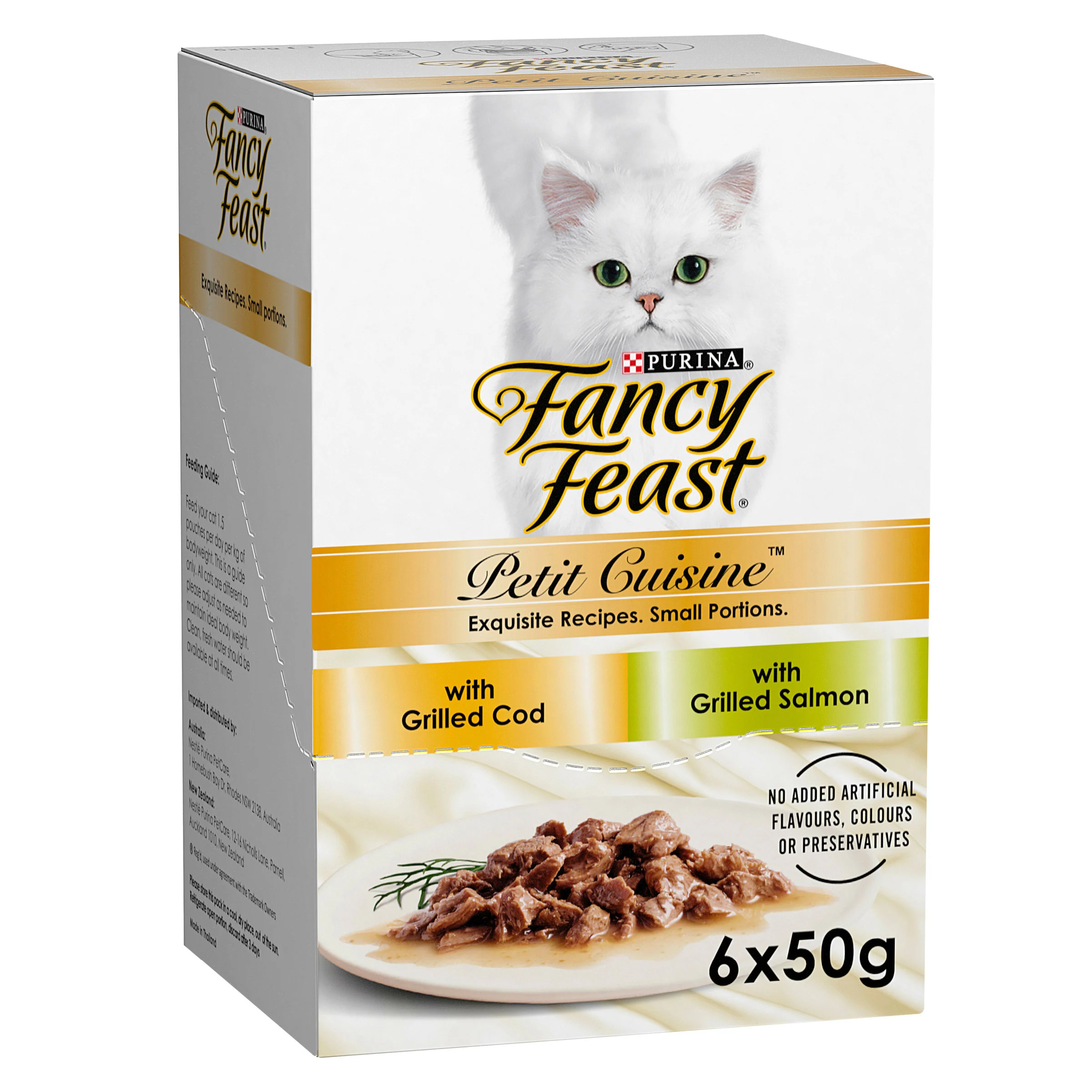 Fancy Feast Petit Cuisine Cod And Salmon Wet Cat Food 6 X 50g - Image 14