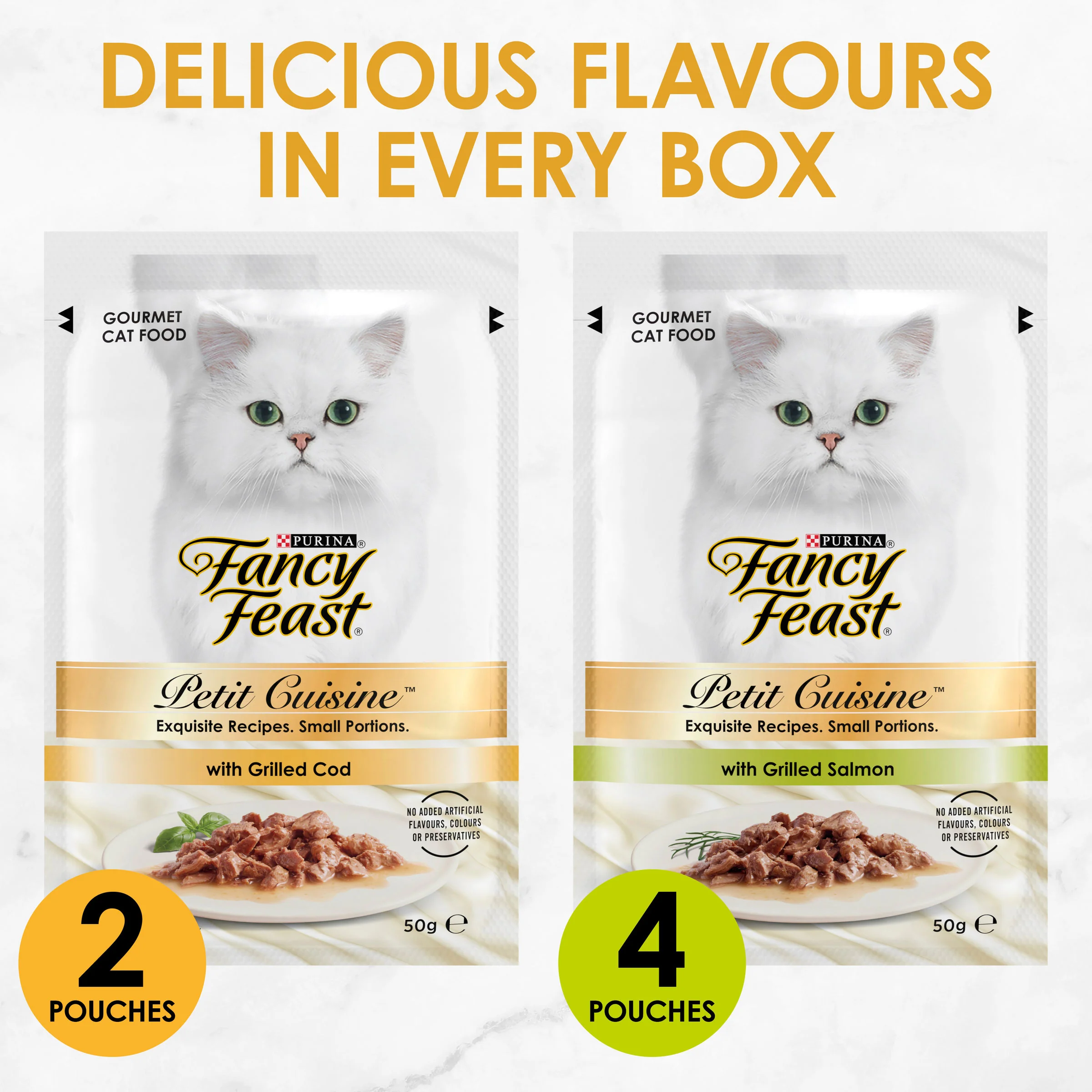 Fancy Feast Petit Cuisine Cod And Salmon Wet Cat Food 6 X 50g - Image 8