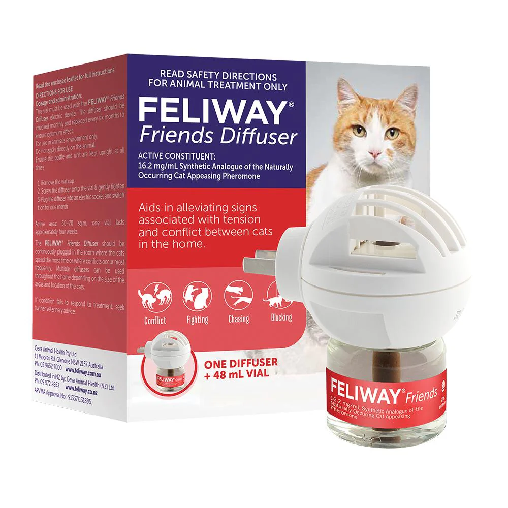 Feliway Friends Diffuser Plug and 48ml Refill Vial - Image 4