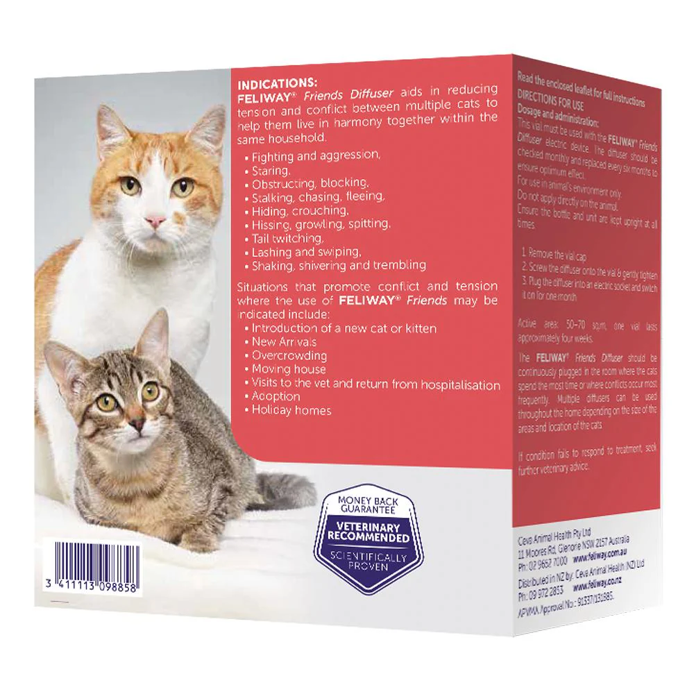 Feliway Friends Diffuser Plug and 48ml Refill Vial - Image 6